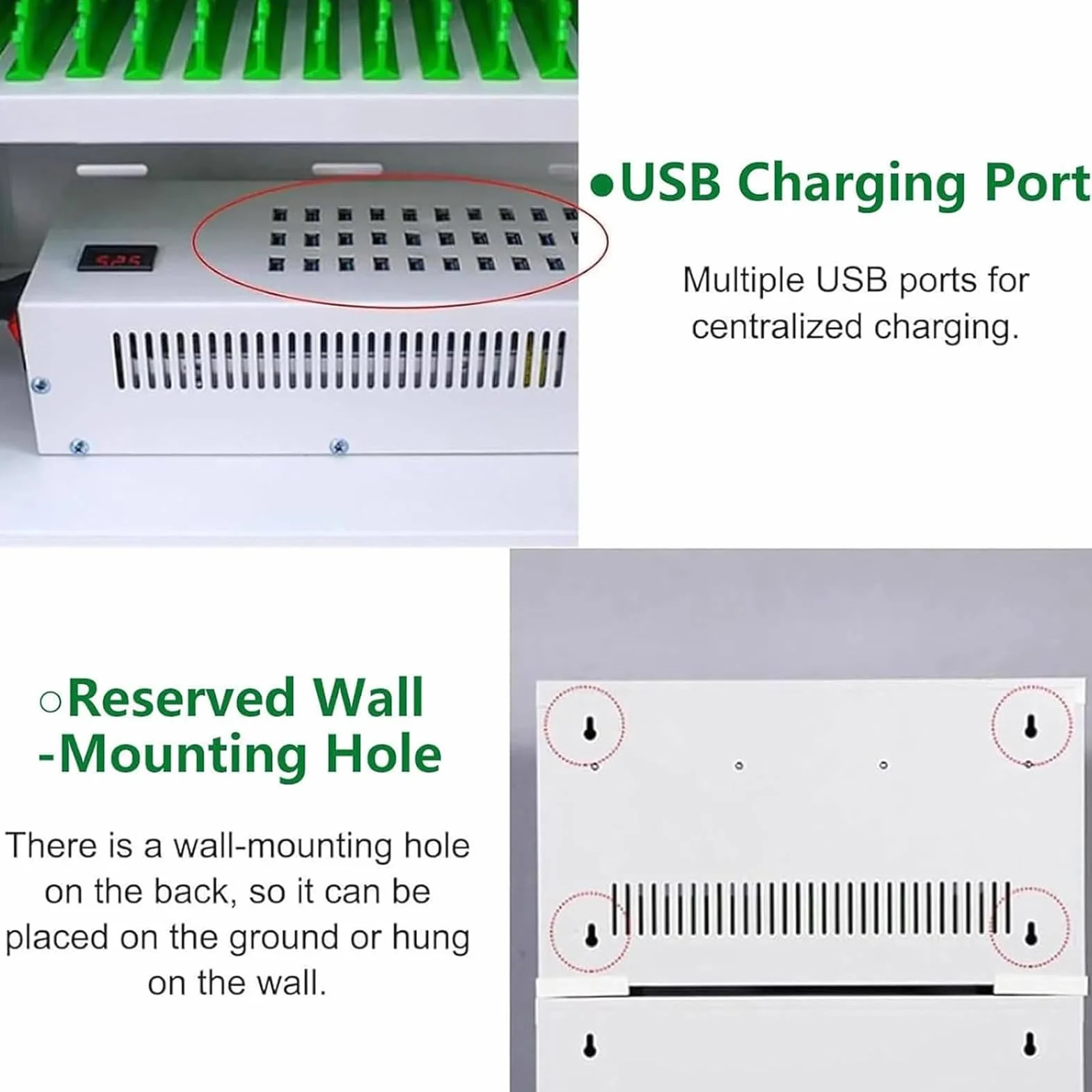 Ładowanie przez USB, szafka do ładowania smartfona, 12-60 gniazd mobilna stacja ładująca samochód i wózek do przechowywania do ładowania różnych telefonów komórkowych, szybkie ładowanie Hub