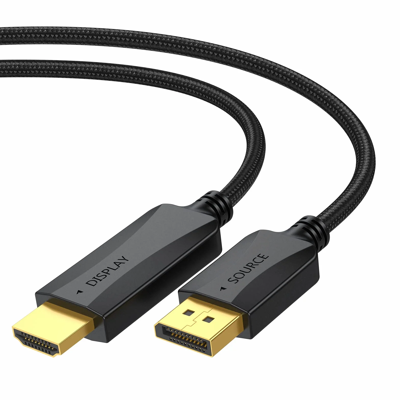 Kabel DisplayPort na HDMI 3 m 2-pak, Display Port DP na HDMI HDTV Adapter męski na męski do audio i wideo
