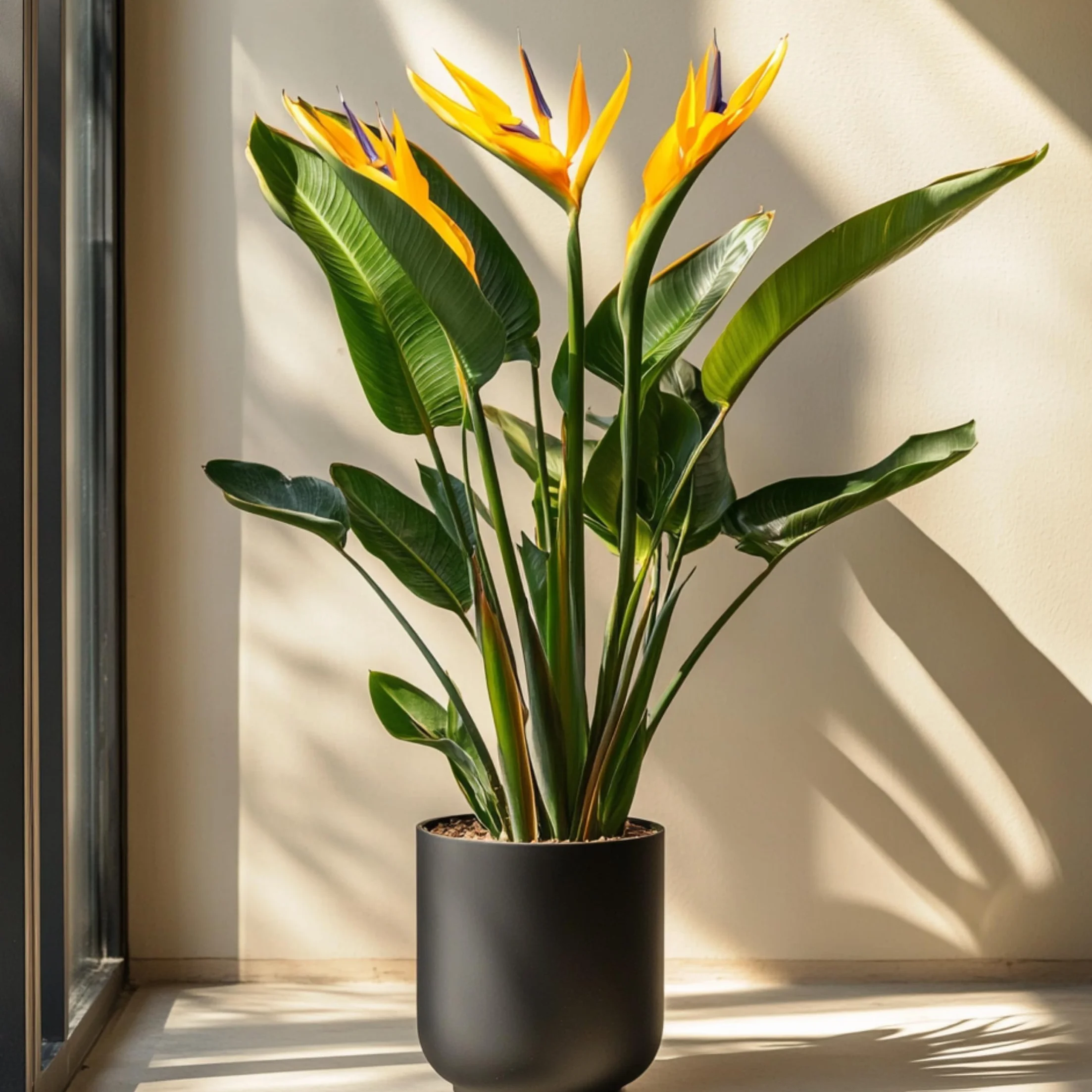 Strelitzia Reginae Rajski Ptak Strelicja Doniczka 27cm Wysokość 80-100cm