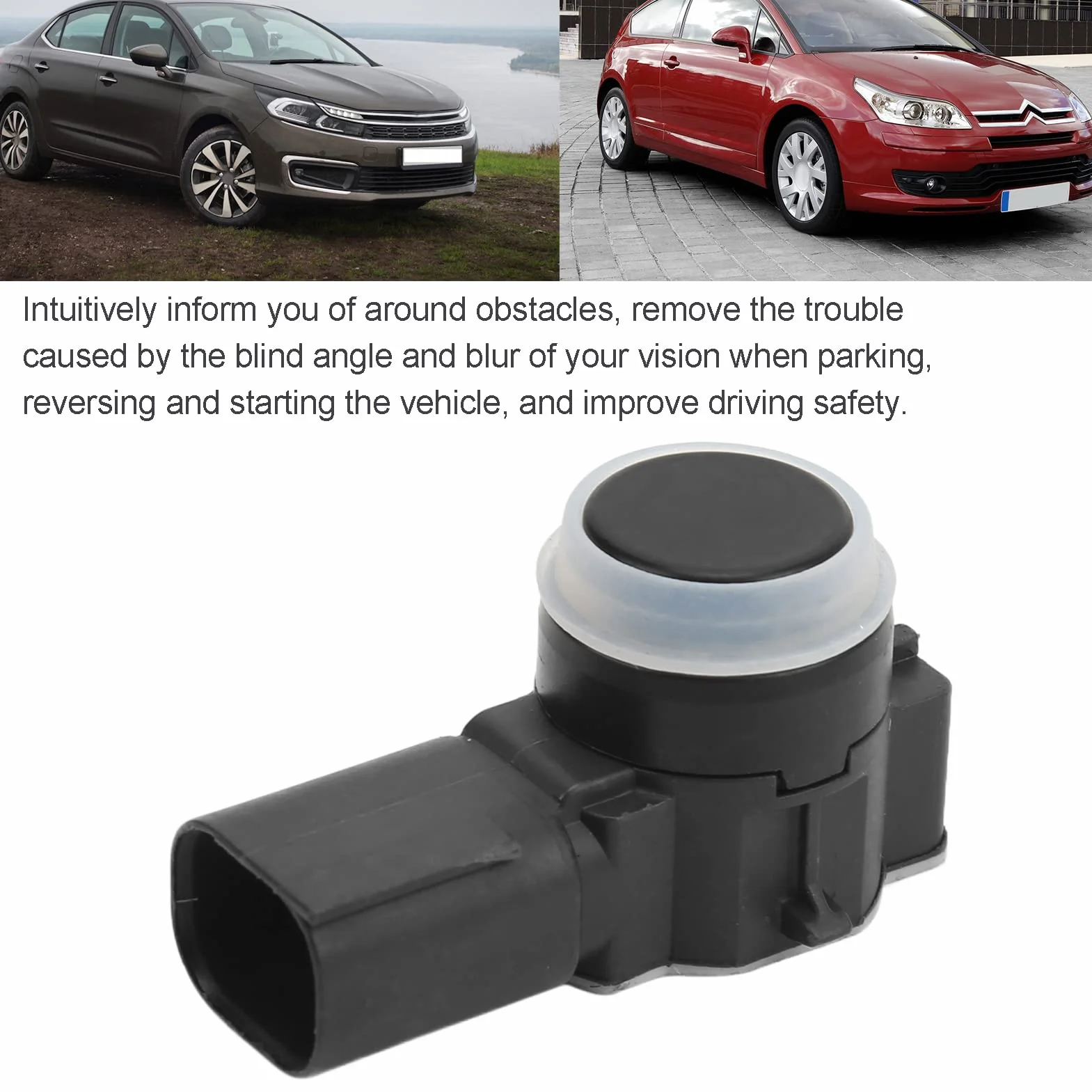 Czujnik parkowania PDC ABS Metal 9675202477XT 0263023080 do 208 od 03/2012