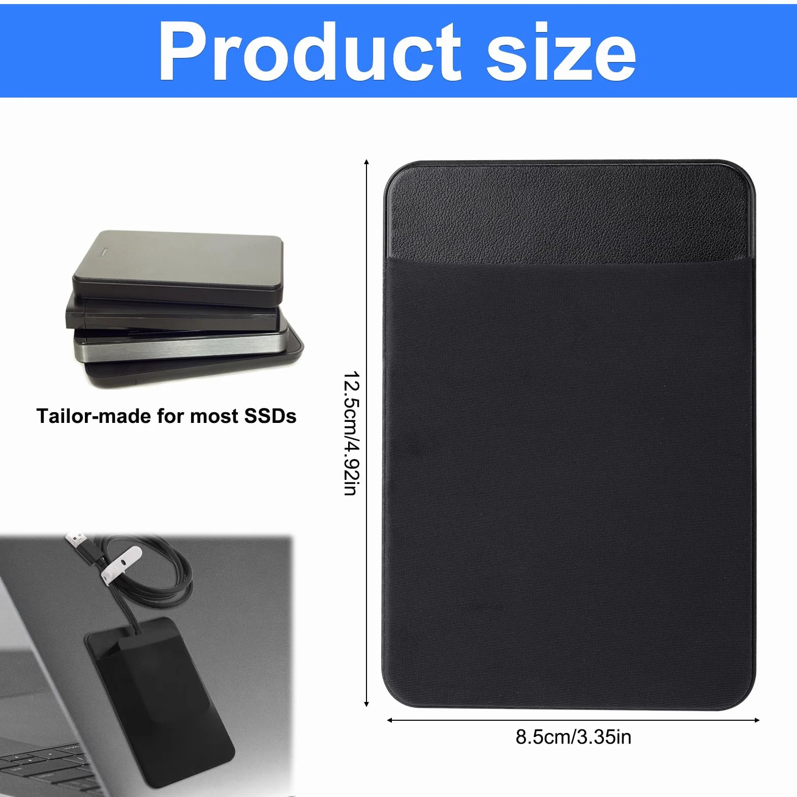 Etui na Dysk Twardy SSD Przenośna Kieszeń do Laptopa Zewnętrzna