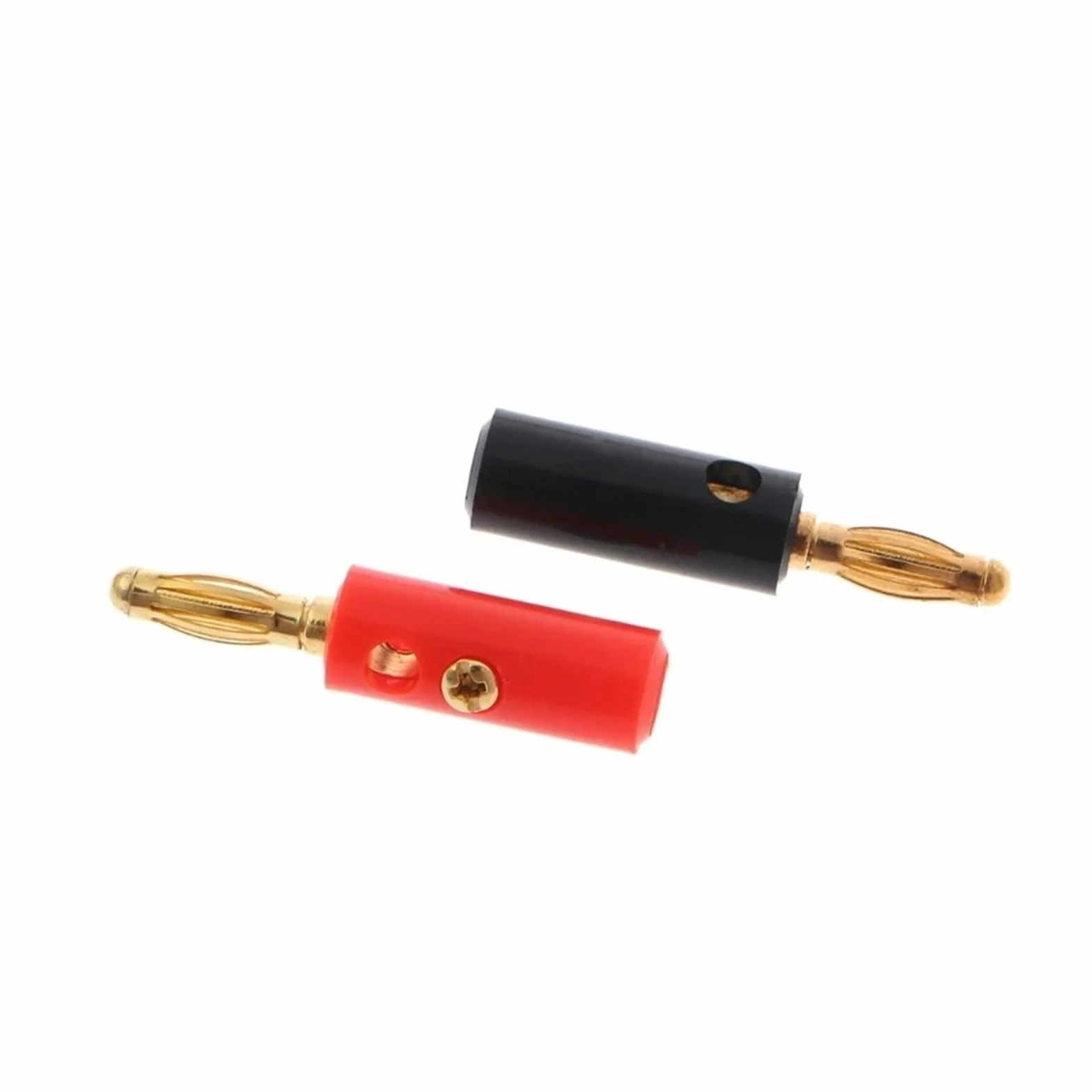 10 szt. 4 mm pozłacana śruba głośnikowa wtyczka bananowa złącze kabel audio