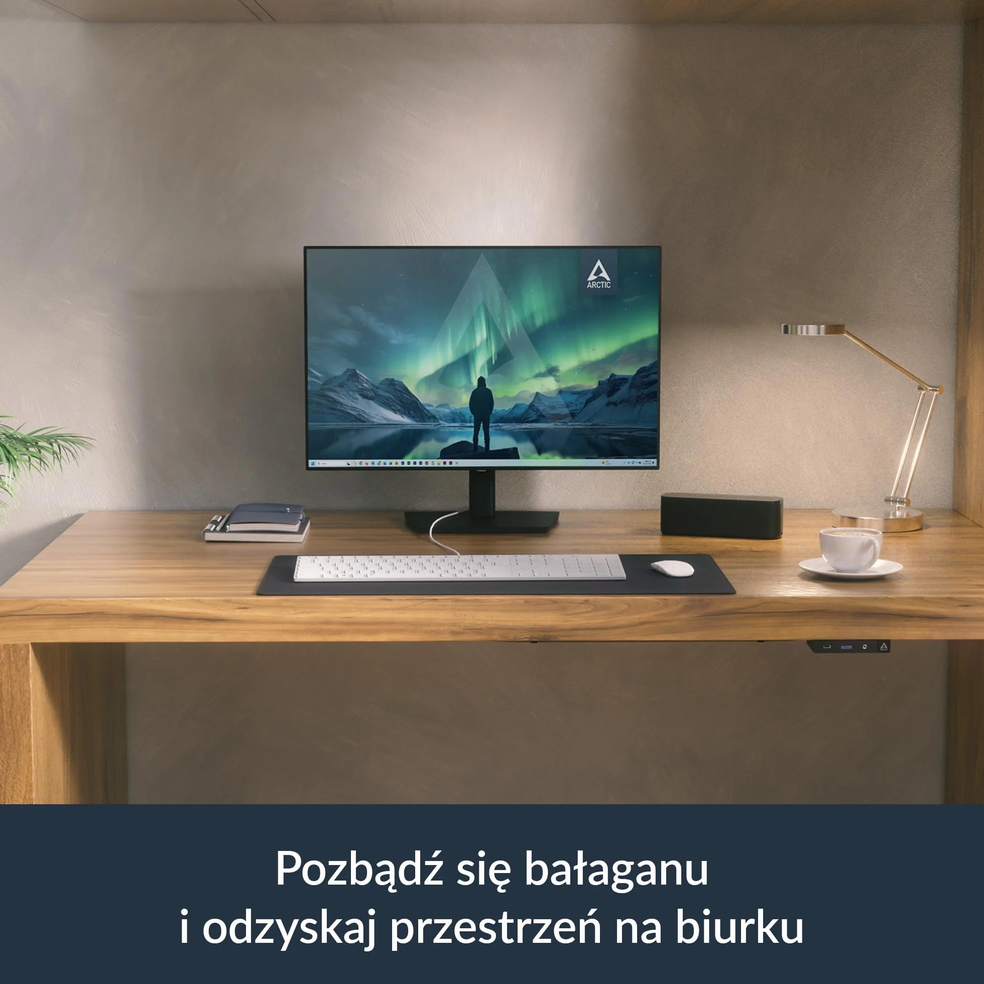 ARCTIC Senza AI 370: Cichy komputer PC, montaż pod biurkiem, pasywne chłodzenie, wysoka wydajność, AMD Ryzen AI 9 HX 370, komputer Copilot+, 32 GB LPDDR5X, dysk SSD 1 TB, USB4, LAN 2,5G, Wi-Fi 7, | Wysoka wydajność, AMD Ryzen AI 9 HX 370, Copilot+ PC, 32