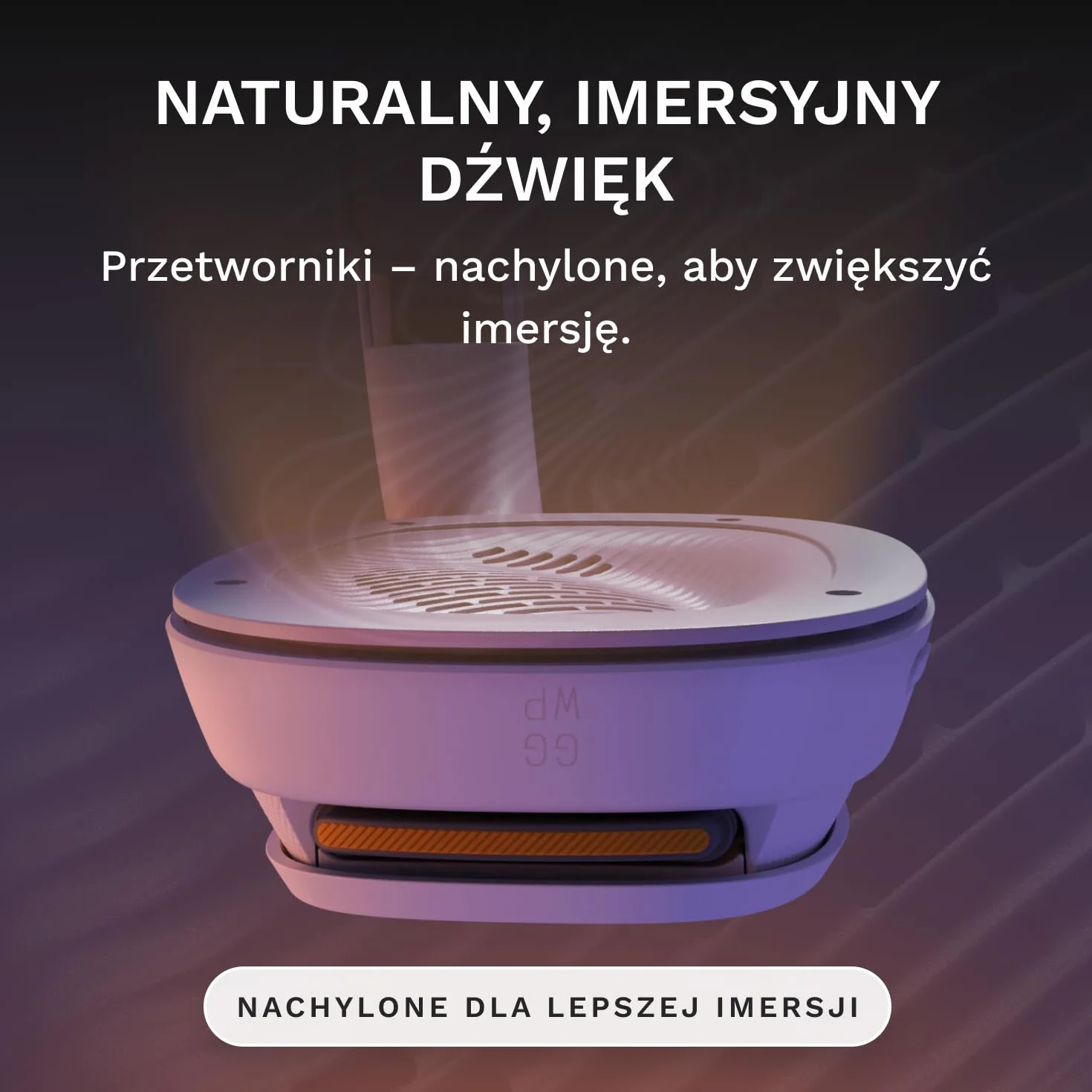 Glorious GHS Wireless InfinitePlay - Headset Gaming - PC, PS5, PS4 - Biały | Wymienne Baterie 85h, ON przy Wymianie, 2.4GHz i Bluetooth, Dostrojone Przetworniki, Odłączany Mikrofon z Redukcją Szumów