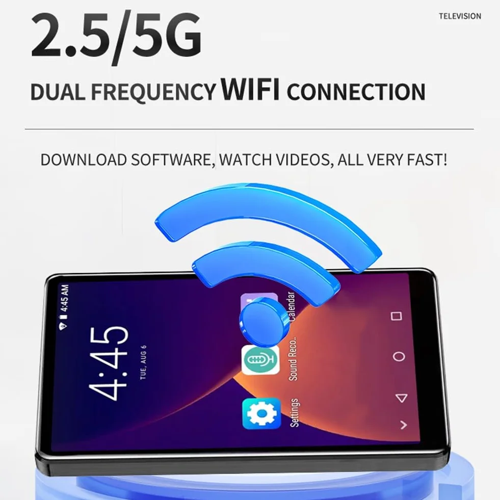 Bezprzewodowy odtwarzacz Wi-Fi Mp5 bezprzewodowy odtwarzacz muzyczny WiFi dostęp do Internetu nowatorskie czytanie pełnoekranowy odtwarzacz MP3 kompaktowy elektroniczny czytnik książek 32G