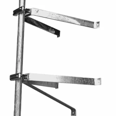 Para ETRIERS U-U-Uchwyt ścienny do ramy DEPORTOWEJ 50 cm Matowa antena TNT Parabole