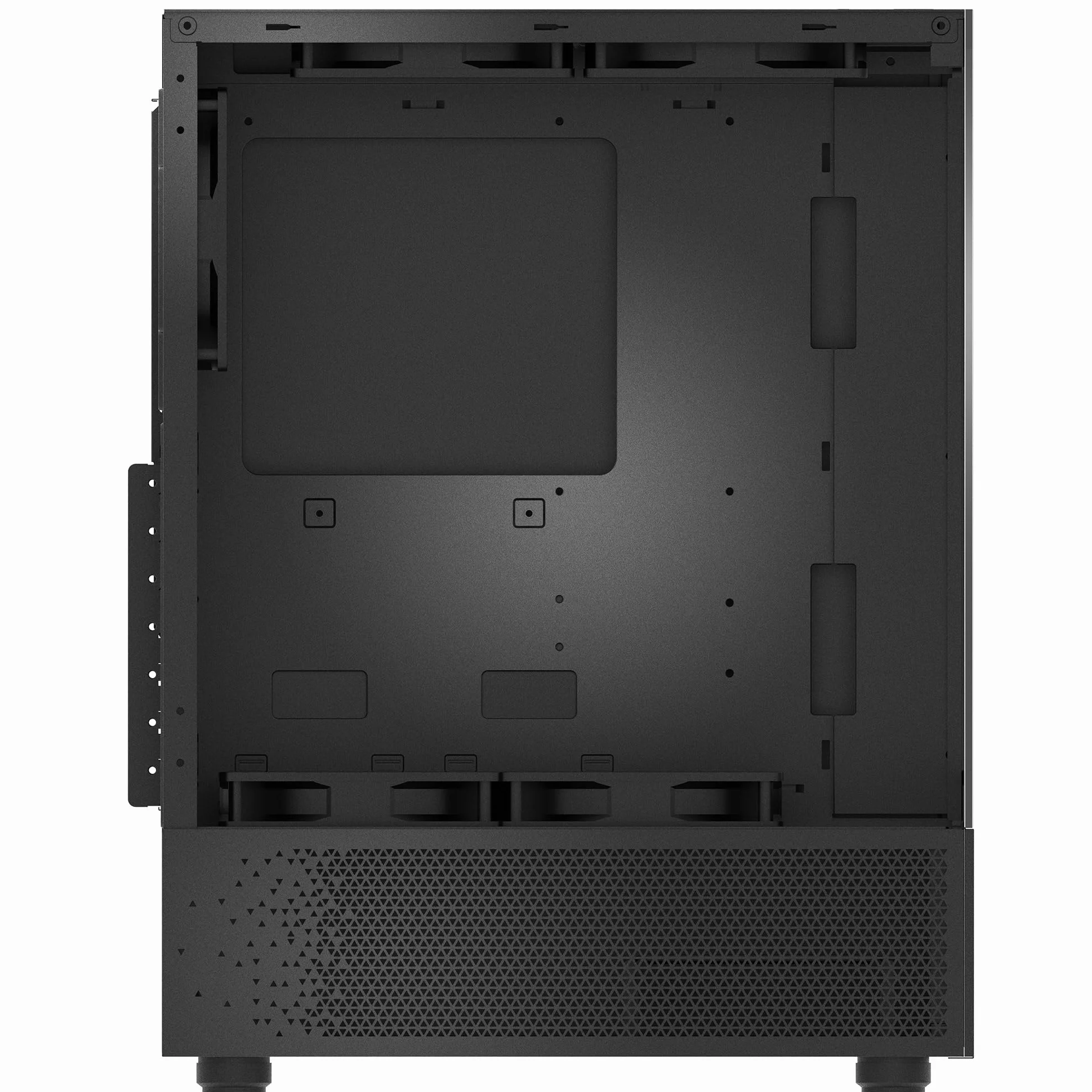XPG INVADER X MINI ATX Mid Tower PC etui z 5 wentylatorami ARGB, kolor czarny - BKCWW