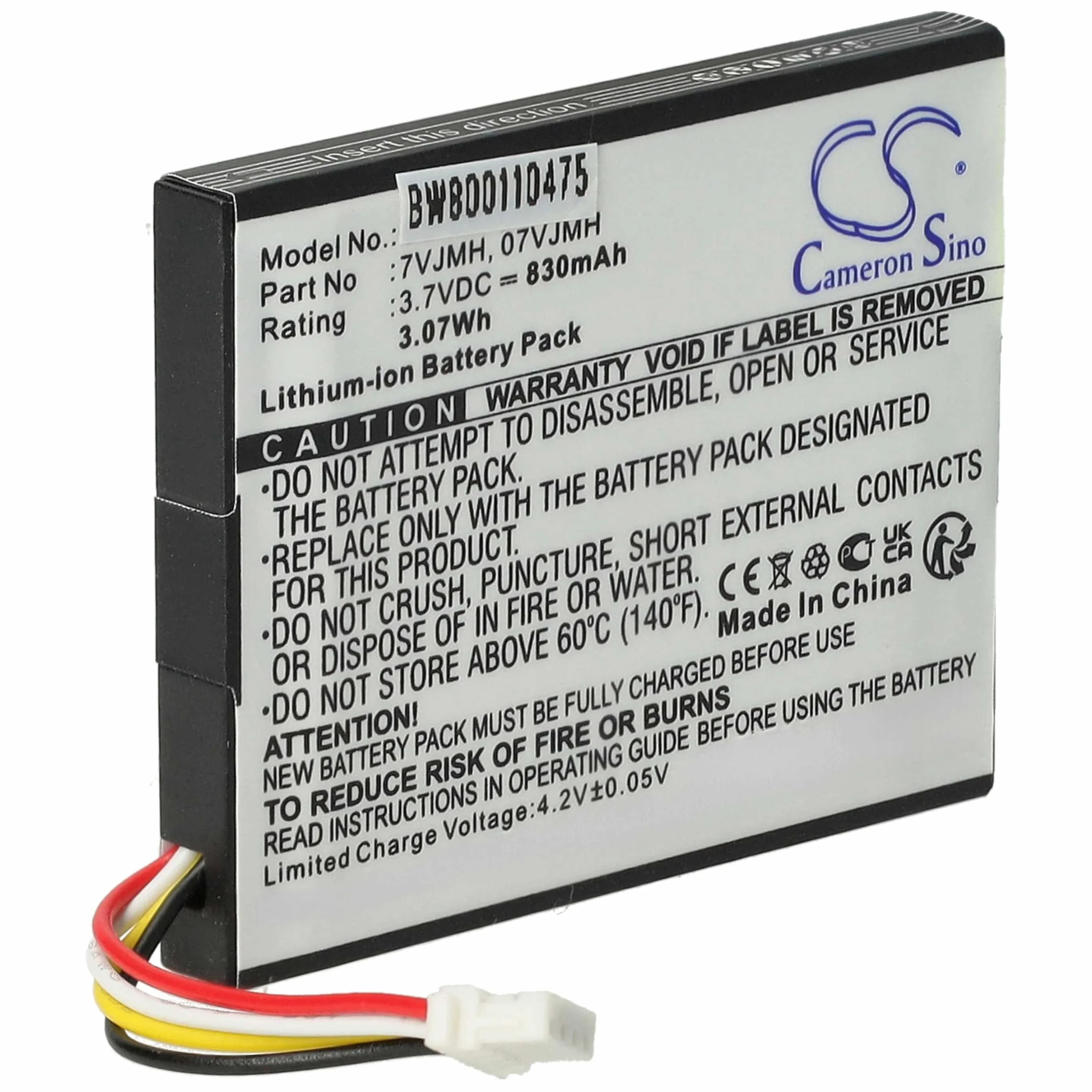 vhbw akumulator litowo-jonowy bateria zapasowa 830 mAh (3,7 V) do kontrolera Raid Controller Dell PERC H710, H710P, H810 jak 070K80, 07VJMH, T40JJ, i in.