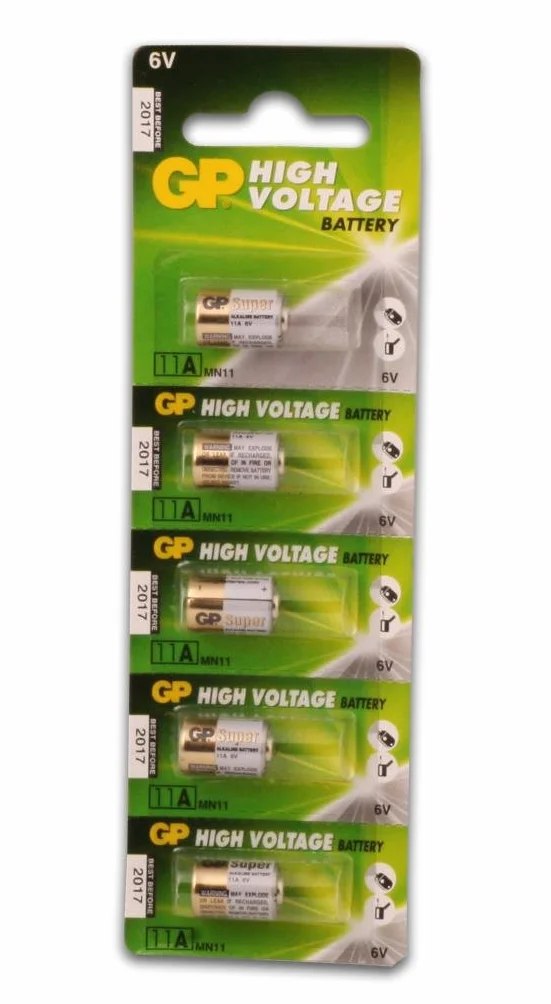 GP Bateria alkaliczna 11 A 6 V karta 12,7 cm