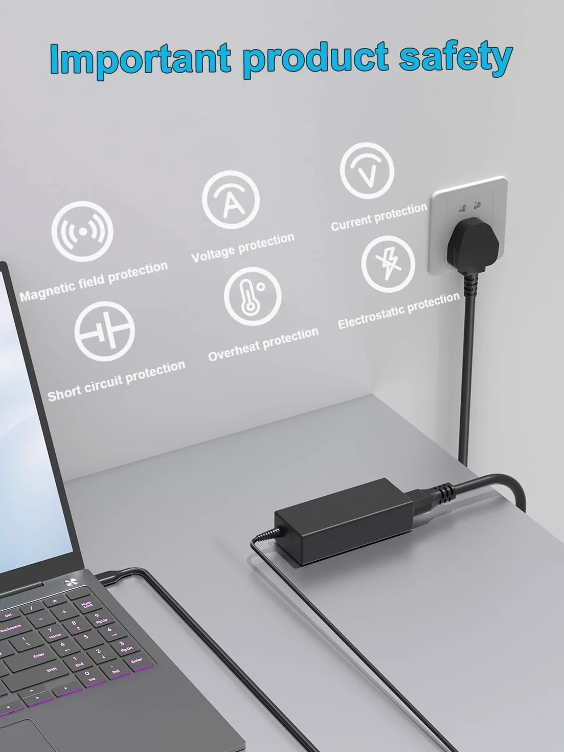 Chromebook ładowarka USB C 45 W do Lenovo Acer HP Dell Asus Samsung Chromebook Laptop zasilacz kabel do ładowania
