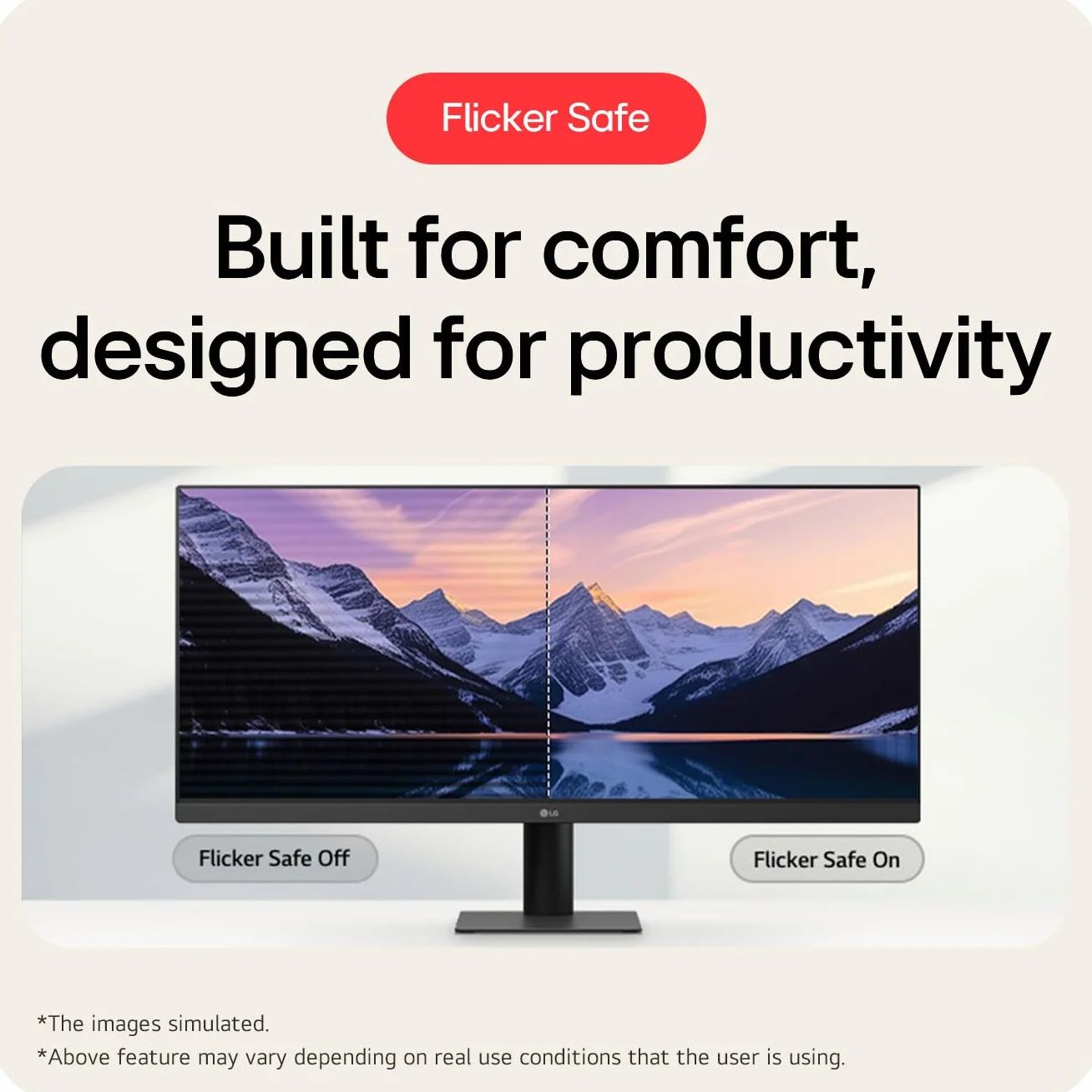 LG UltraWide Monitor 29U511A - UWFHD 1080p IPS 73.7 cm, 100Hz, 5ms GtG, HDR10, wyświetlacz biurowy i stacjonarny, tryb czytnika i bezpieczny migotanie, inteligentna oszczędność energii, DisplayPort