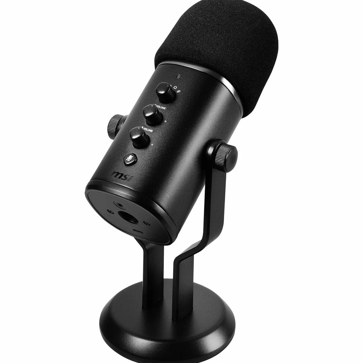 MSI IMMERSE GV60 mikrofon stereofoniczny, wielokierunkowy, kardioidalny i dwukierunkowy, Czarny