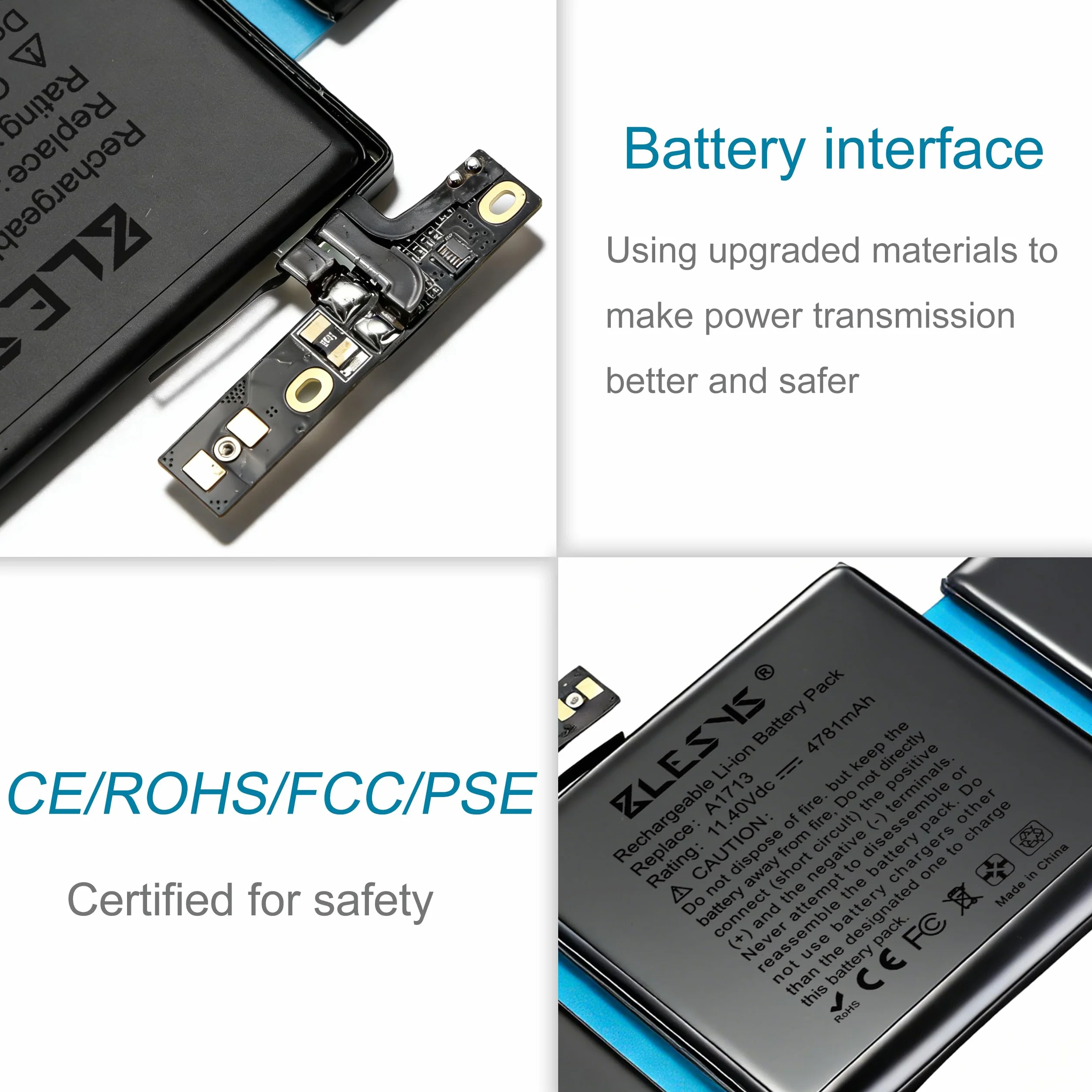 BLESYS A1713 akumulator do MacBook Pro 13 cali A1708