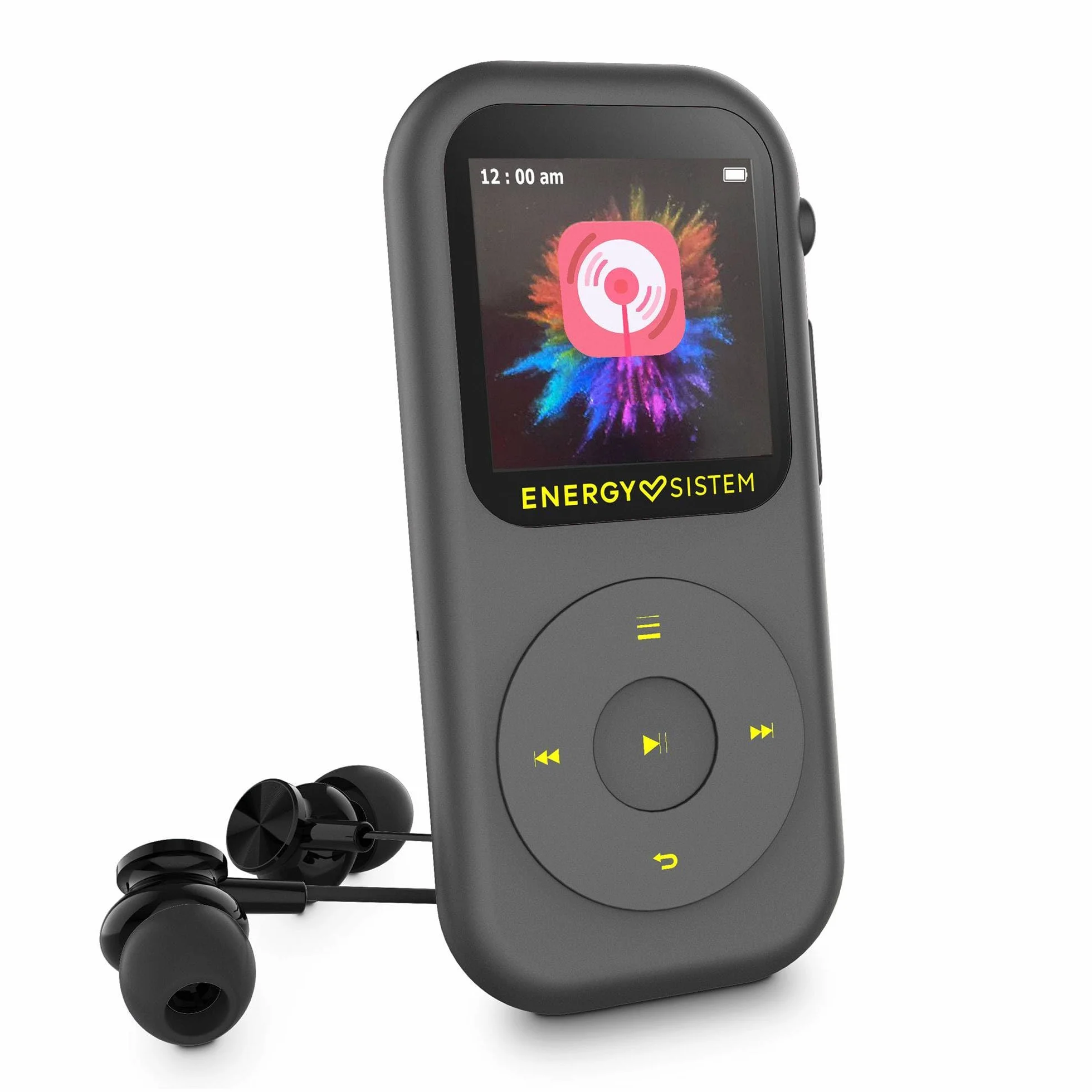 Energy Sistem Handy Odtwarzacz MP4 (16GB, Bluetooth, Wbudowane radio FM, microSD 128GB) Szary