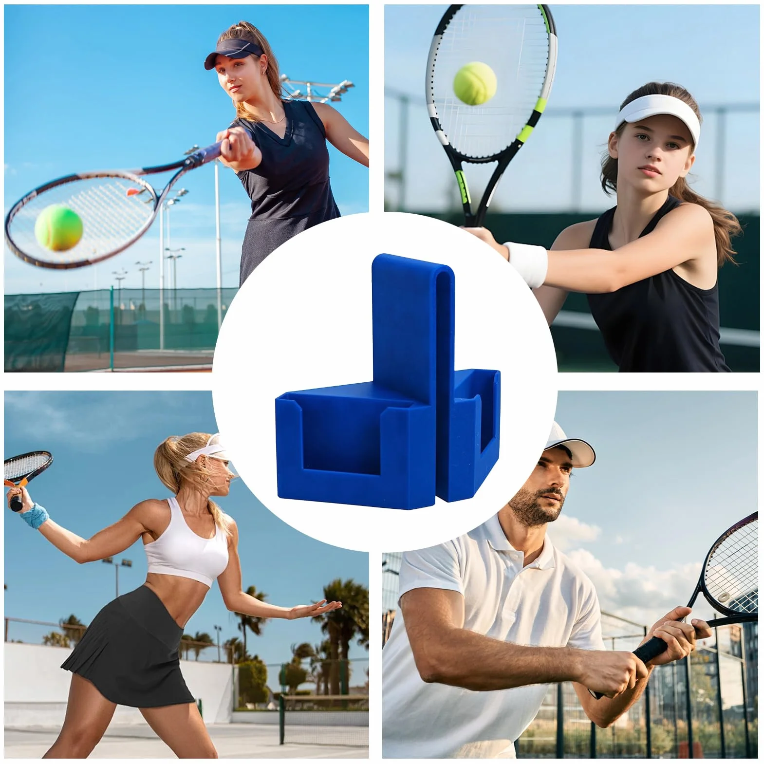 Ogrodzenie telefonu, kort tenisowy, uchwyt na klips z bezpiecznym uchwytem, odpowiedni do siatki, uchwyt na telefon stabilne zastosowanie do zawodów baseball softball pickleball na zewnątrz