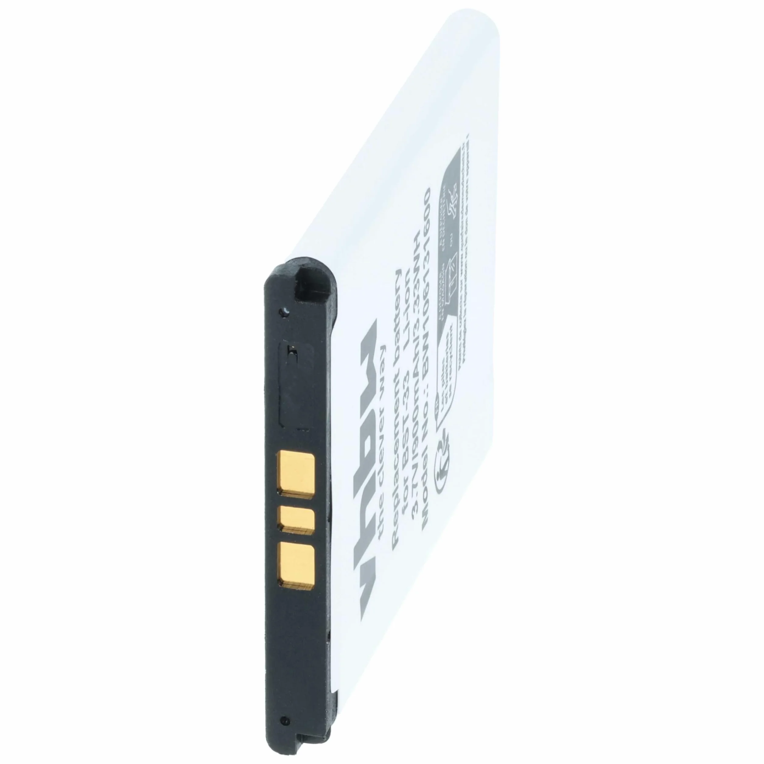 Bateria vhbw kompatybilna z Sony Ericsson Z530i, Z610i, Z800, Z800i, zamiennik smartfonu Xperia Pureness do BST-33 (Li-Ion, 900mAh, 3,7 V)