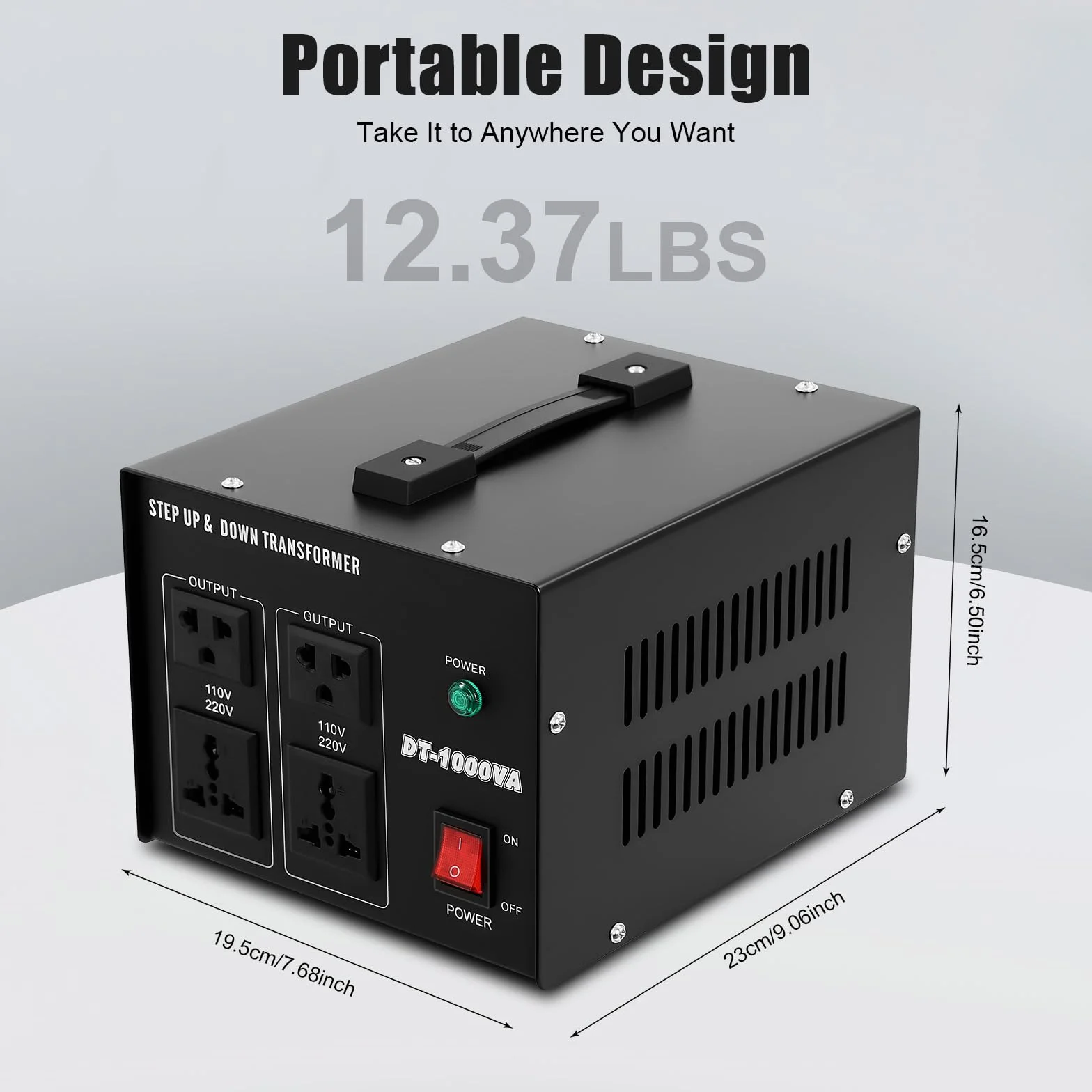 Przetwornica napięcia 800 W 1 kVA transformator 220 V na 110 V i 110 V na 220 V konwerter napięcia z zabezpieczeniem przed przeciążeniem