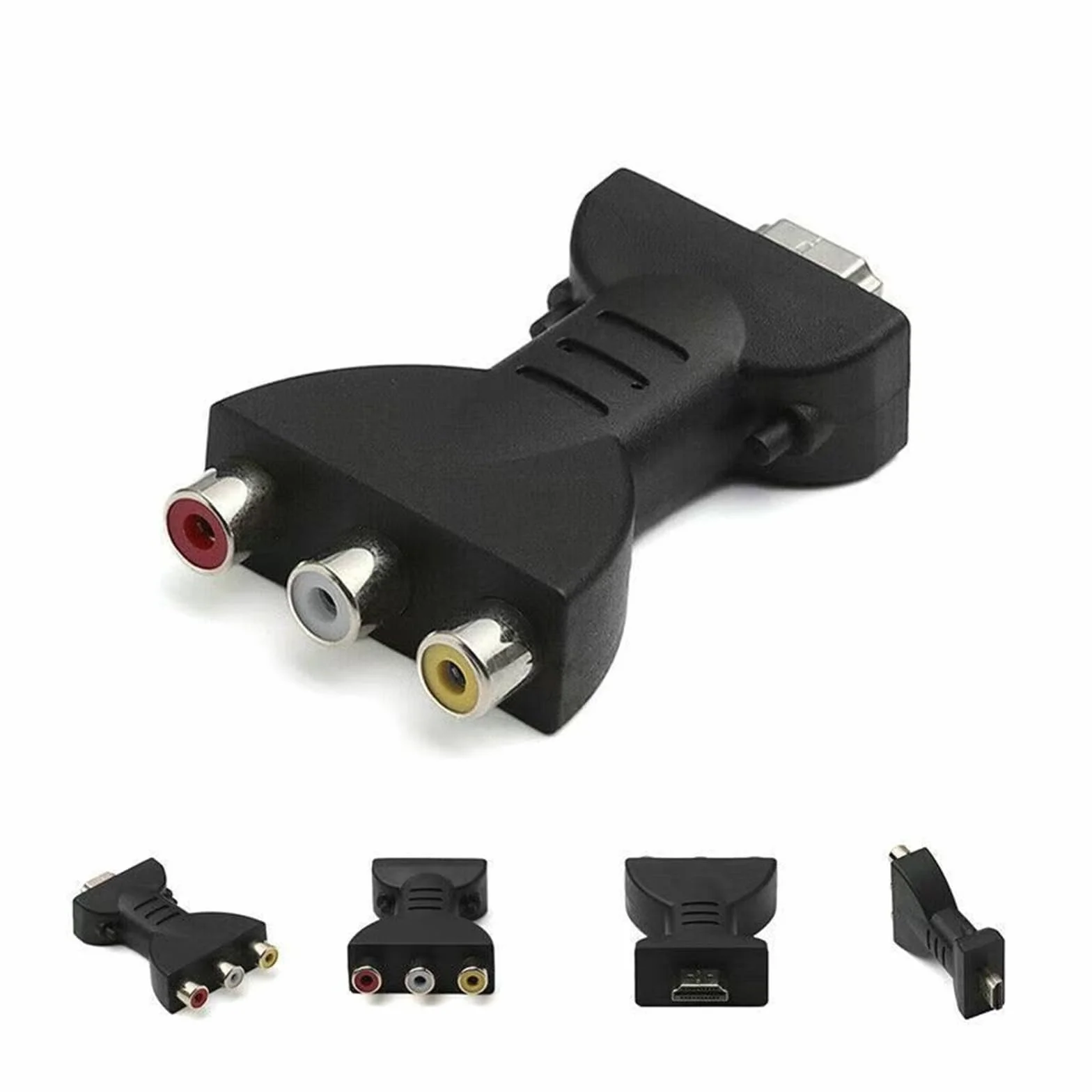 1080P RCA AV do HDMI konwerter adapter z kablem USB do TV Box