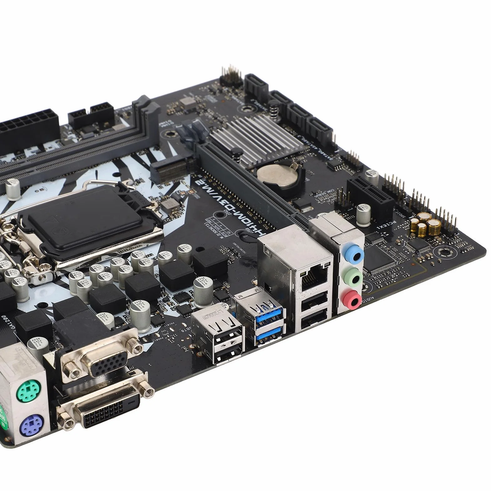 Płyta Główna LGA 1200, H410M D3V M.2 Płyta Główna do Gier dla Komputerów Stacjonarnych, DDR4 Dwukanałowe Gniazdo PCI E USB 3.2 VGA Interfejs DVI dla Procesora