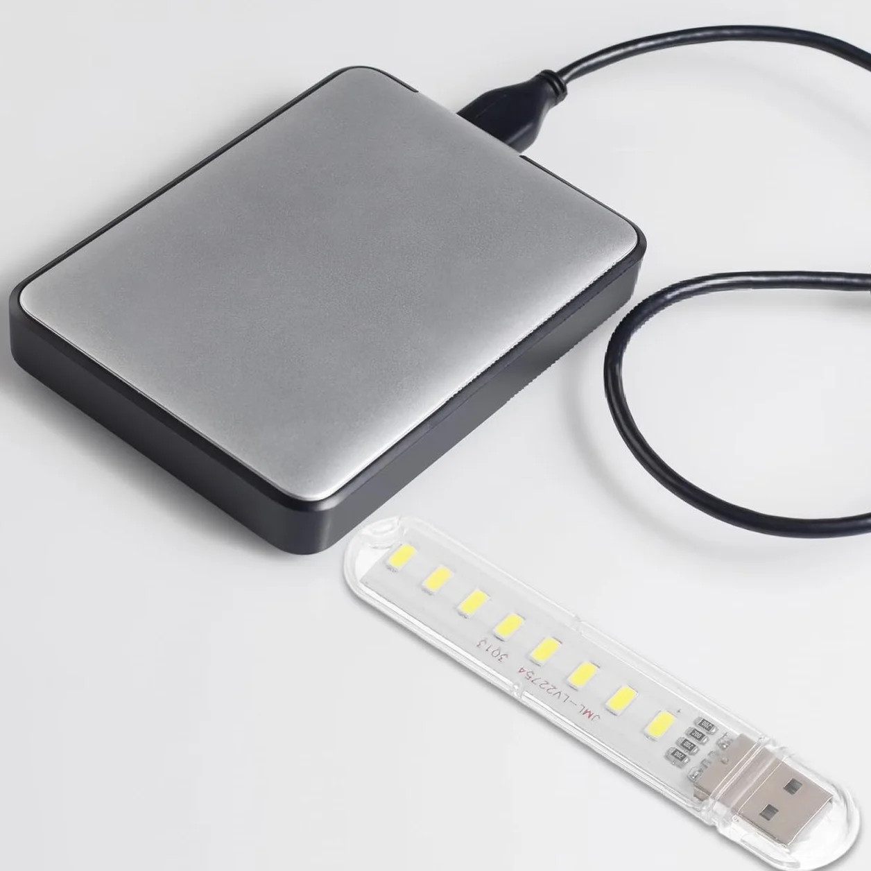 Mini lampka do czytania USB LED 4 sztuki przenośna ściemniana lampa stołowa