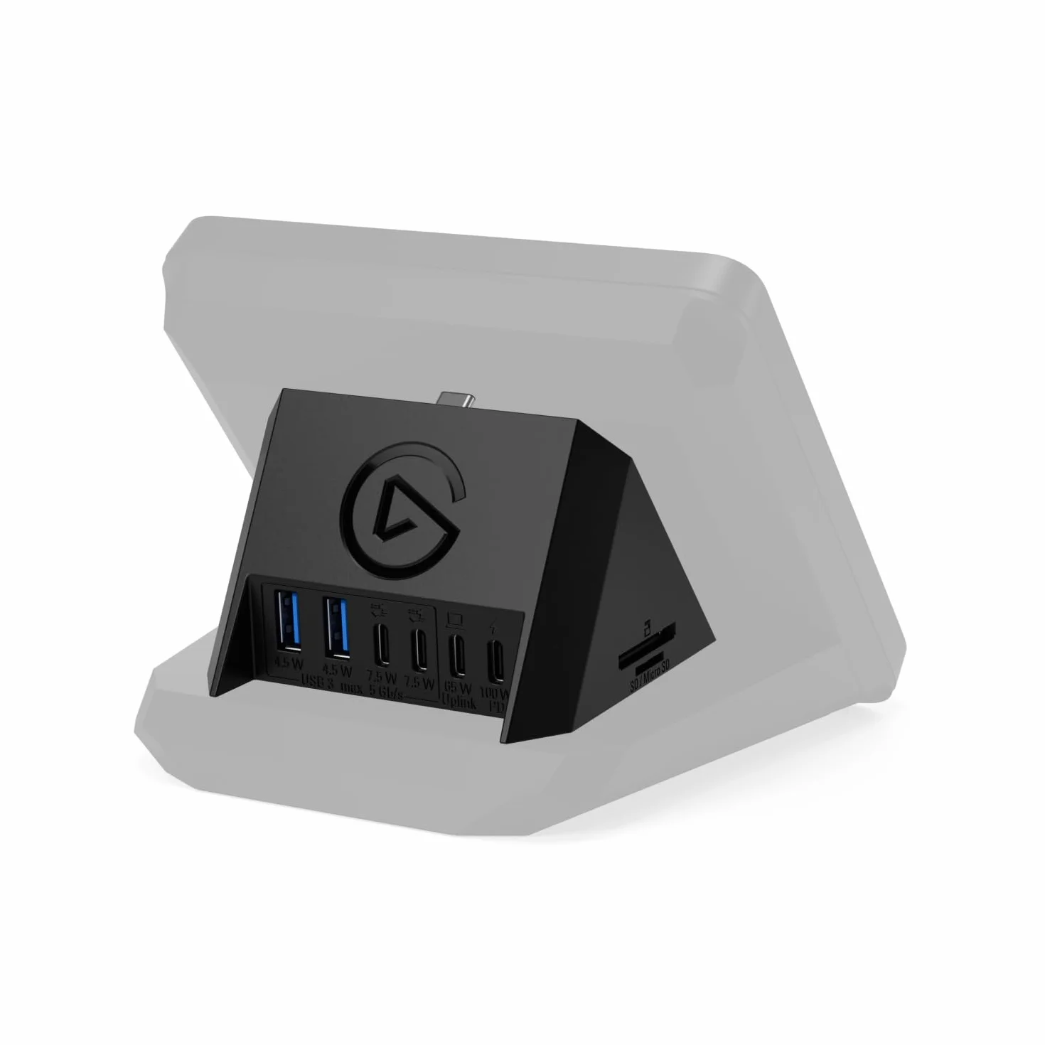 Elgato USB Hub – Do Stream Deck +, 2 Porty USB-C/2 Porty USB-A, Zasilanie, Czytnik Kart SD/MicroSD – USB-C, Mac/PC, Stream Deck i Zasilacz Nie Znajdują Się w Zestawie | 2 x USB-A, 2 x USB-C 5 Gb/s, czytnik kart SD/microSD, 100 W Power Delivery, PC/Mac