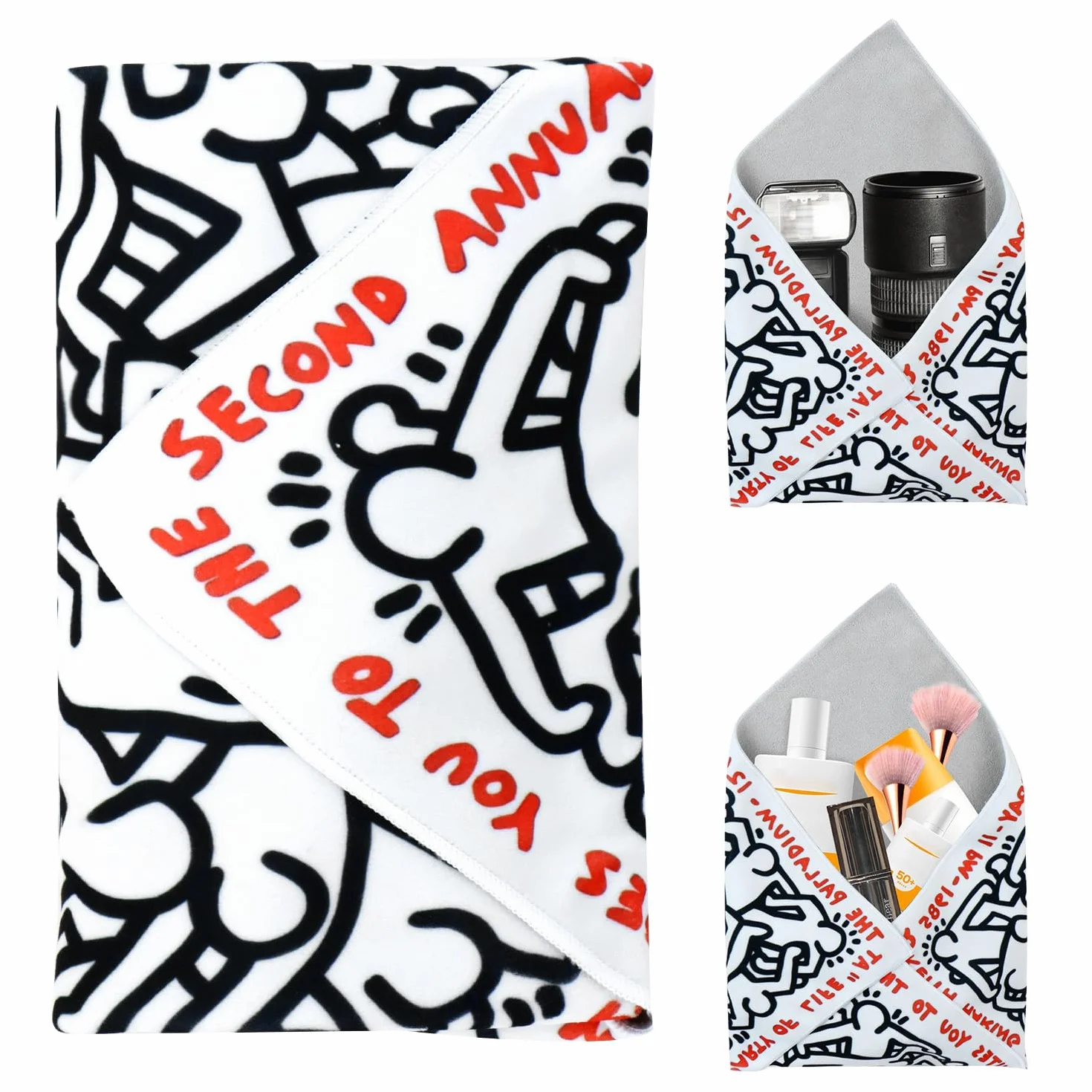 Chusta Do Owijania Aparatu, Przechowywania Pędzli Kosmetycznych, Sprzętu Fotograficznego, Plecaka, Torba Pasuje Do Pełnoformatowych Lustrzanek Cyfrowych, Obiektywów, Tabletów, Etui Ochronnych