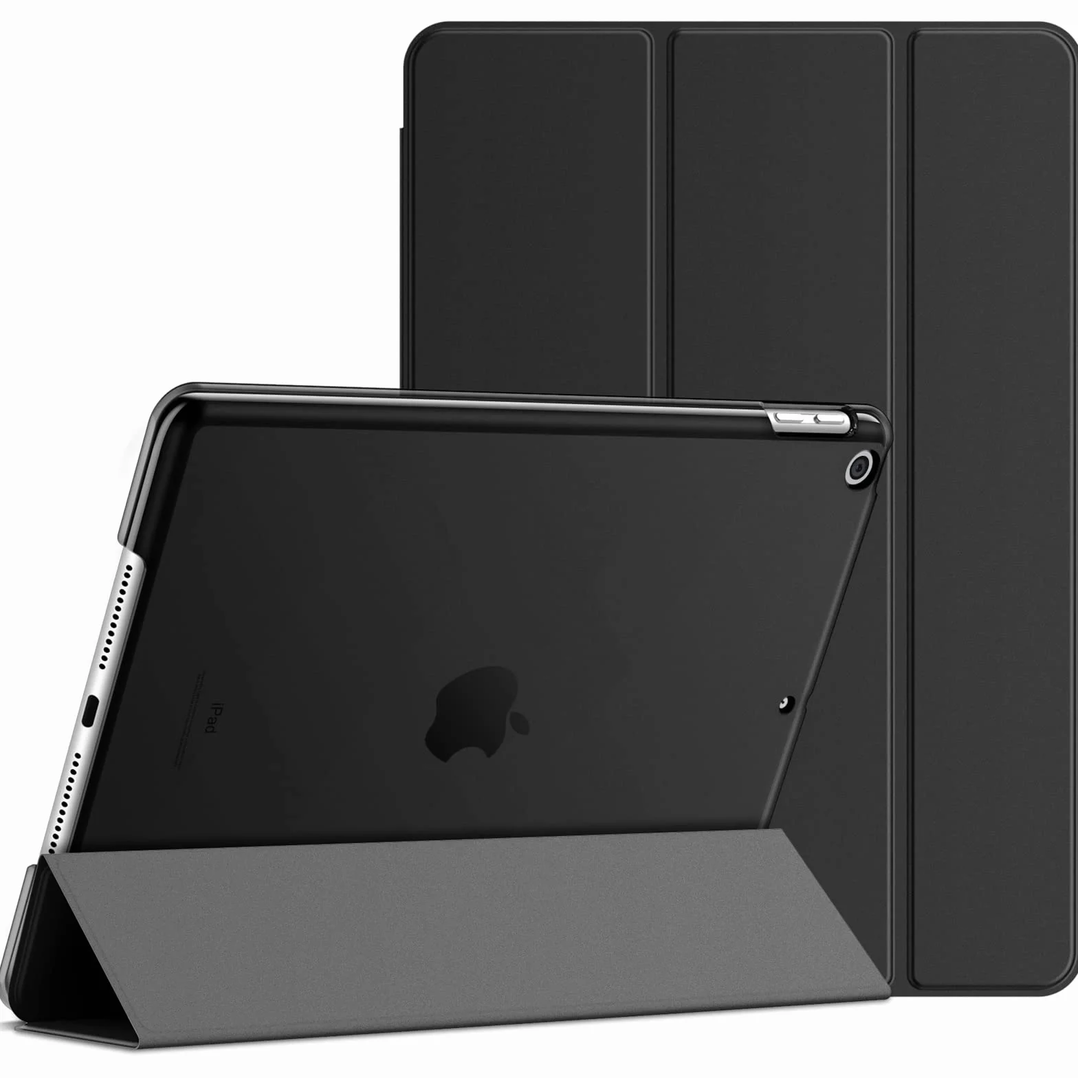 JETech Etui iPad 9,7 Cala 2018/2017 6. 5. Generacji Smart Cover Automatyczne Budzenie Usypianie Czarny