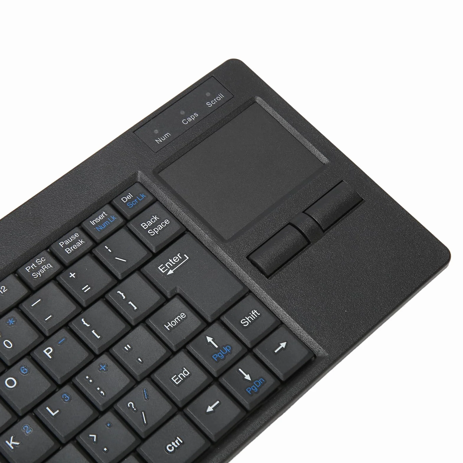 Przewodowa Klawiatura Przemysłowa z Panelem Dotykowym, Przewodowa Kompaktowa Przenośna Klawiatura Przemysłowa, X Scissor Foot Plug and Play Klawiatura IPC IPC do (Interfejs for