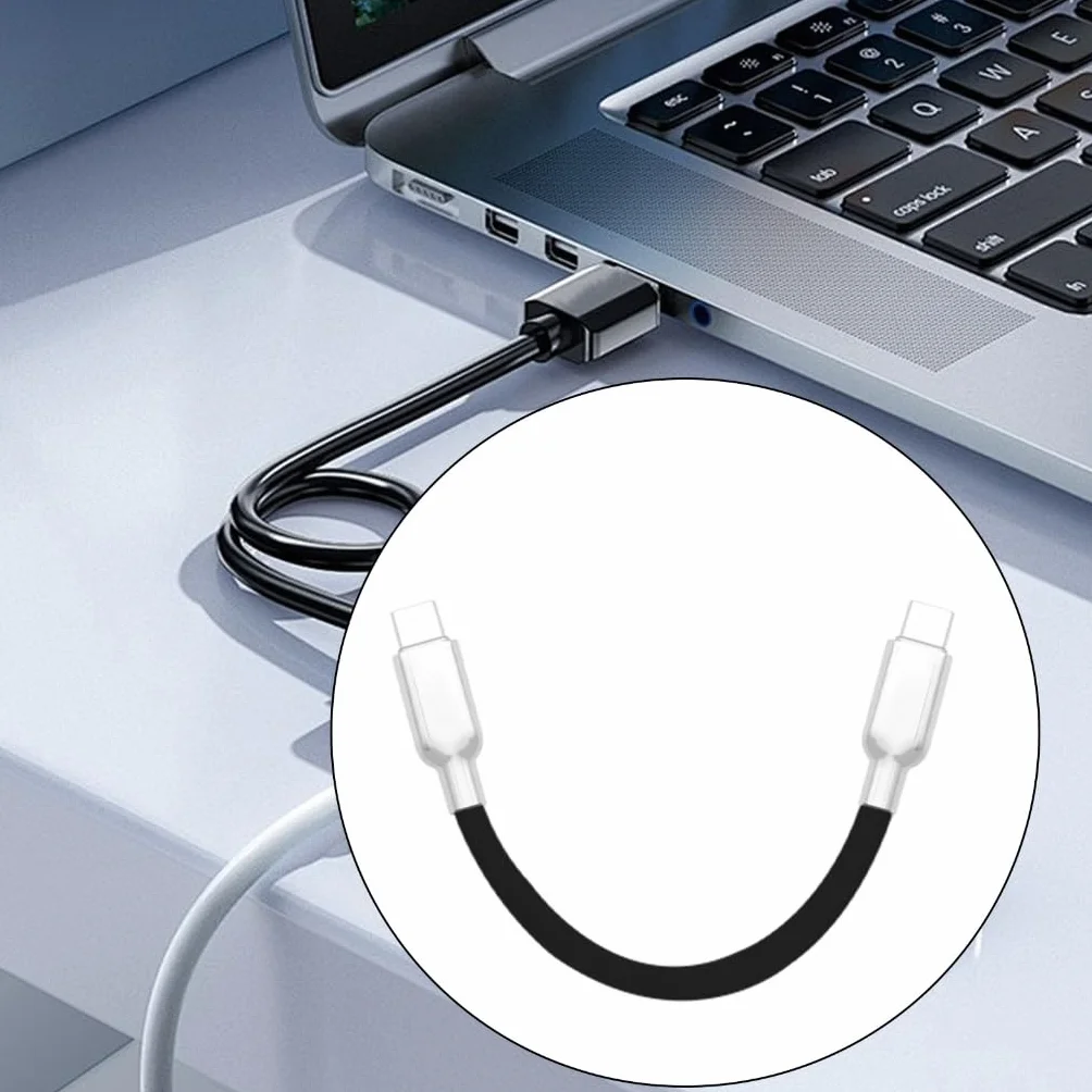 15/25/35 cm długi kabel USB typu C do transmisji danych 240 W kabel do ładowania typu C obsługuje dane