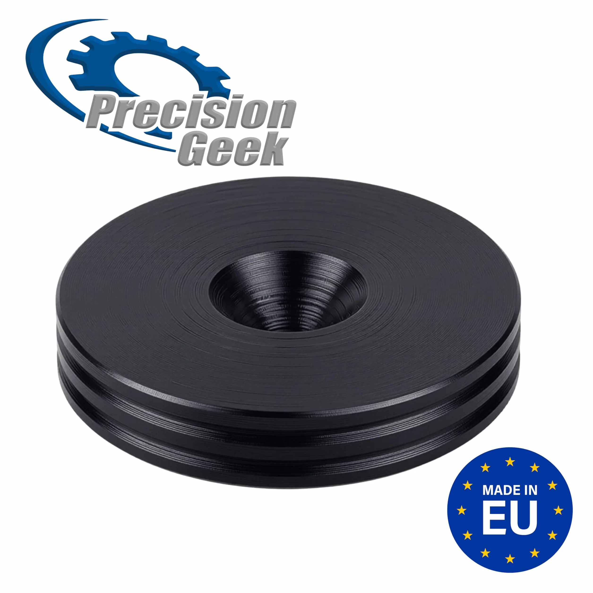 Podkładki Pod Kolce Głośnikowe Średnica 20mm L- 4,5mm Czarna Stal 8 sztuk