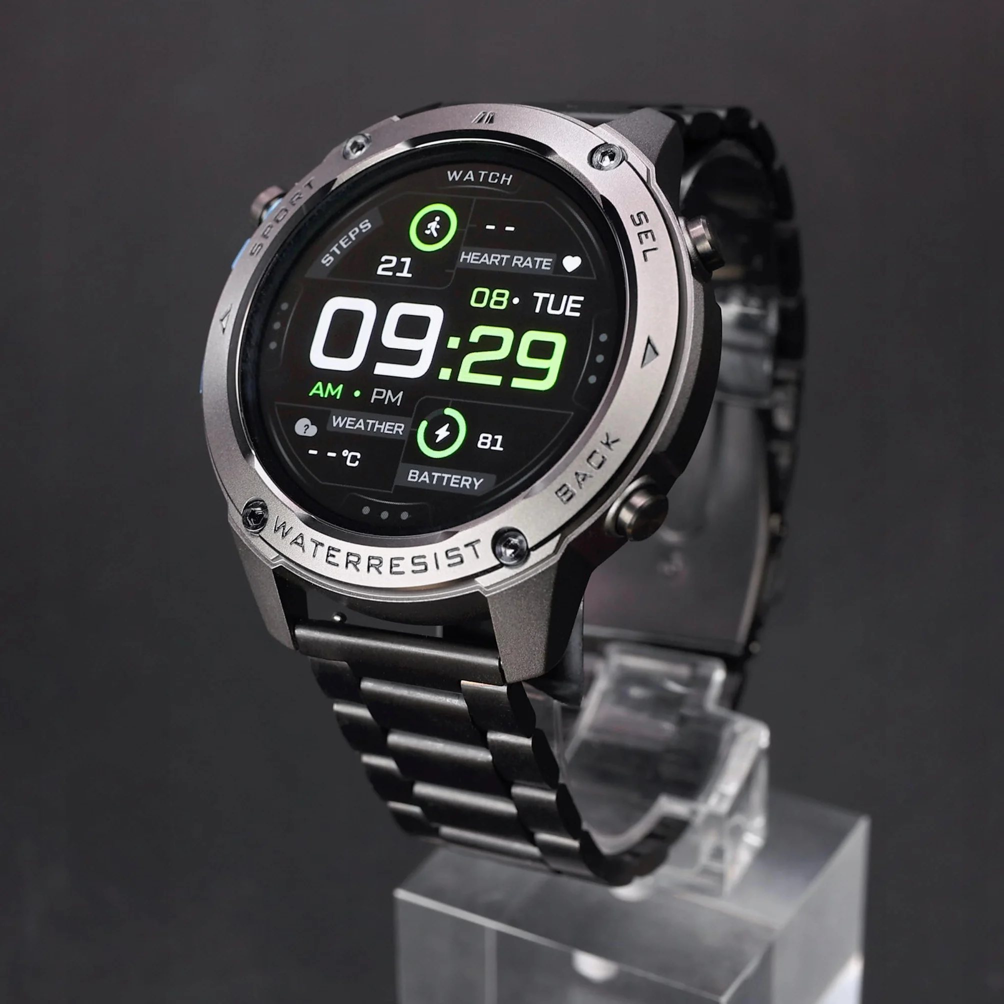 SMARTWATCH MĘSKI GPS WODOODPORNY IP69 MENU PL SPORT ROZMOWY SMART WATCH PL