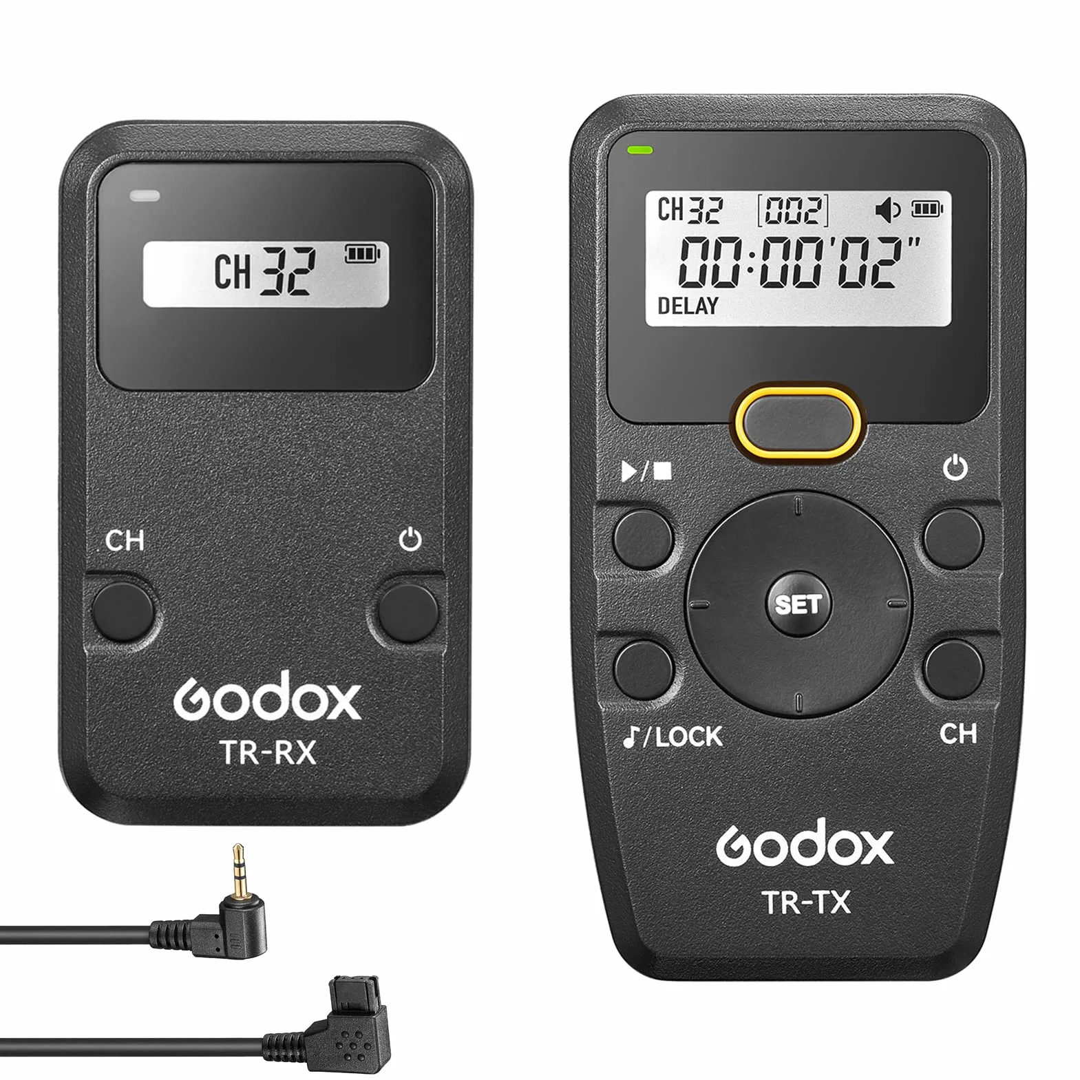 Godox TR-S1 2,4 G bezprzewodowy wyzwalacz do aparatu, pilot zdalnego sterowania timerem, odległość 100 m, z kablem spustowym TR-S1, zamiennik do Sony a900/a850/a700/a580/a560/a550/a500/a450/a400/a350/