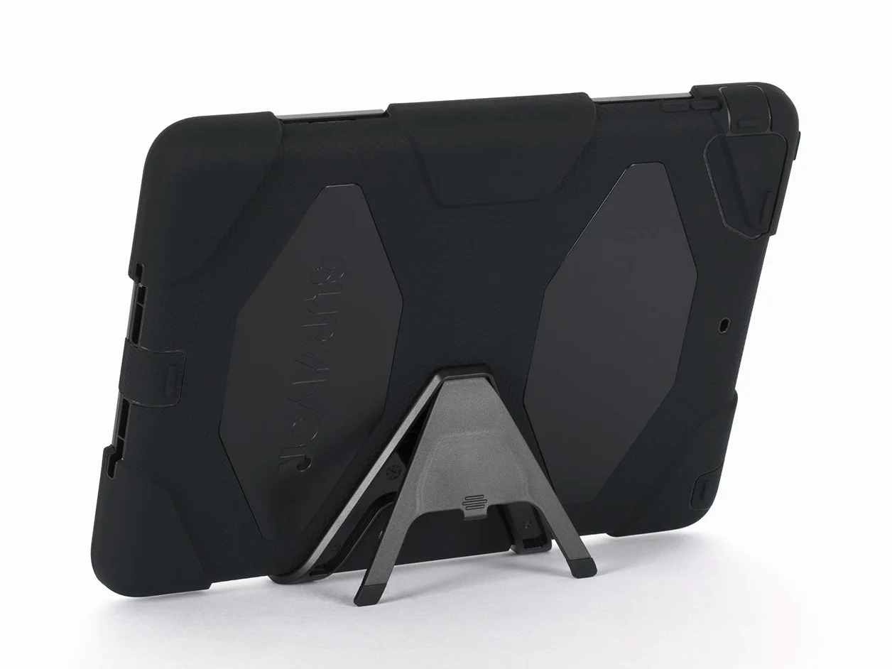 Griffin Survivor All Terrain etui ochronne Case ze zintegrowanym stojakiem do Apple iPad Air - czarne