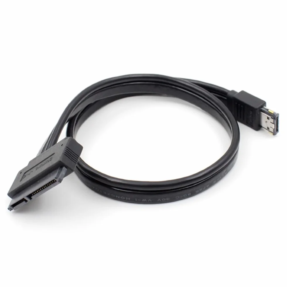 Kabel eSATAp Power ESATA USB 2.0 Combo 50 cm 12 V 5 V SATA do 2,5" 3,5" dysku twardego