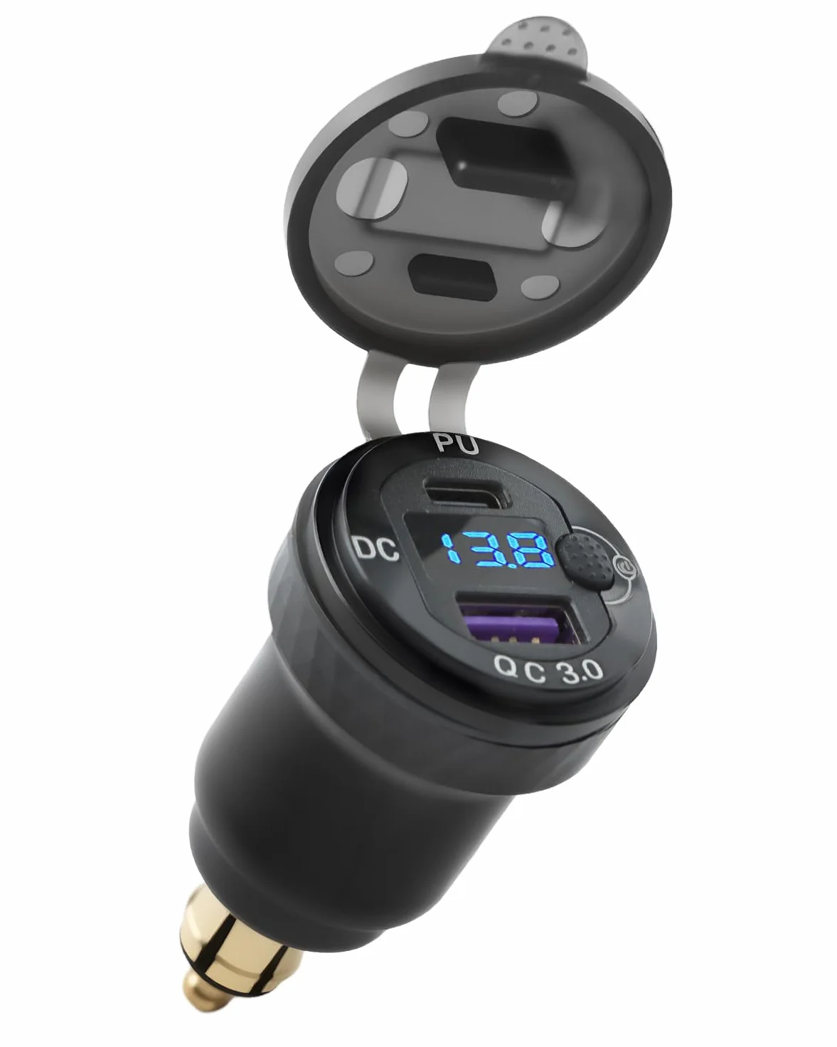 Ładowarka samochodowa USB c szybkie ładowanie, ładowarka zapalniczki USB szybkie ładowanie, ładowarka DIN do USB