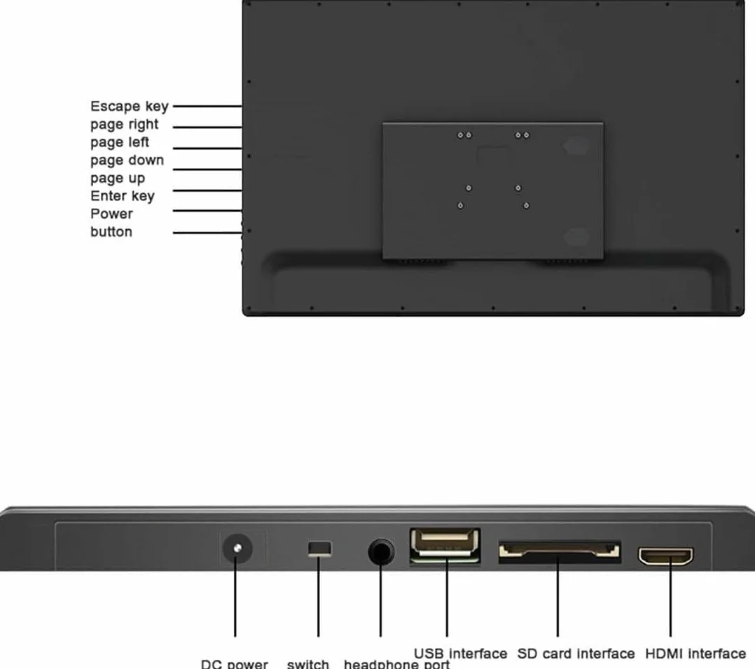 32-calowa pionowa cyfrowa ramka na zdjęcia, cyfrowy ekran reklamowy LED 1920x1080p Ips HD, wyświetlacz ścienny z czujnikiem ruchu, obsługa zdjęć/filmów i karta pamięci 32 GB 32in