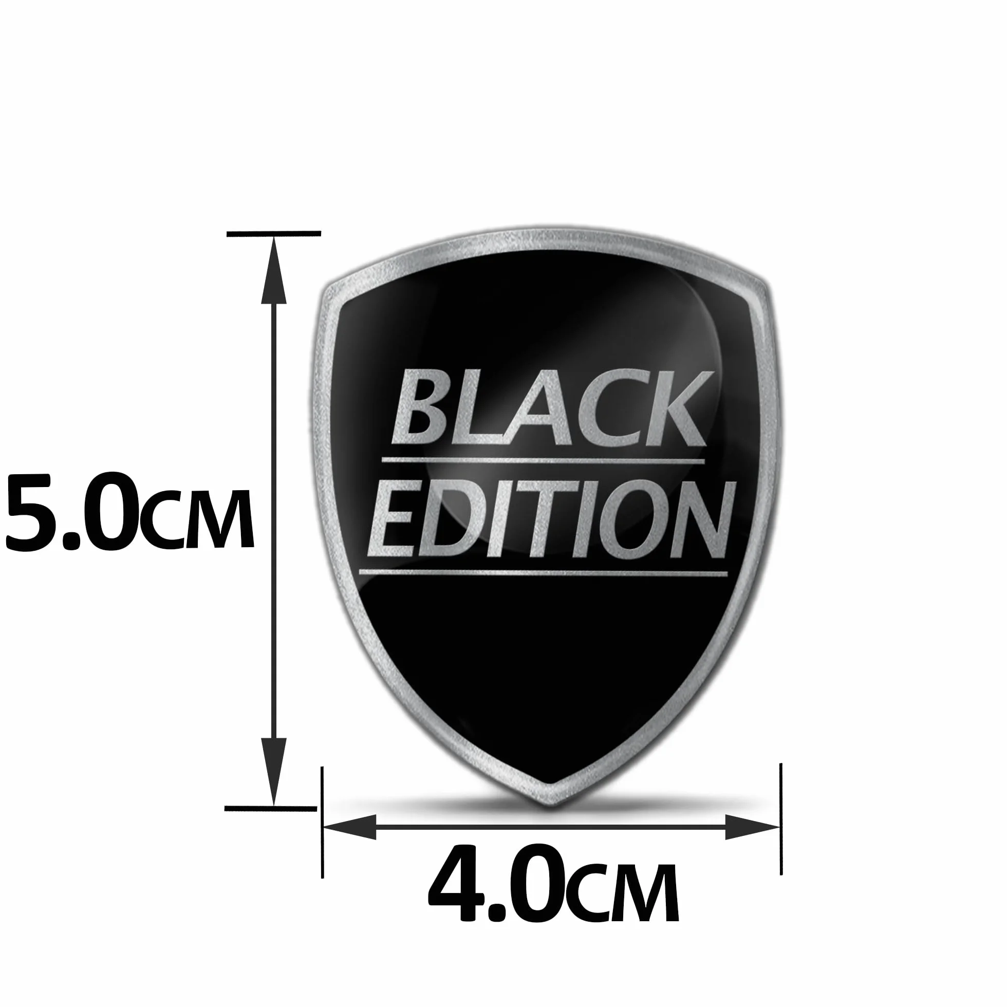 Naklejka żelowa 3D Biomar Labs Black Edition KS 68 na samochód motocykl