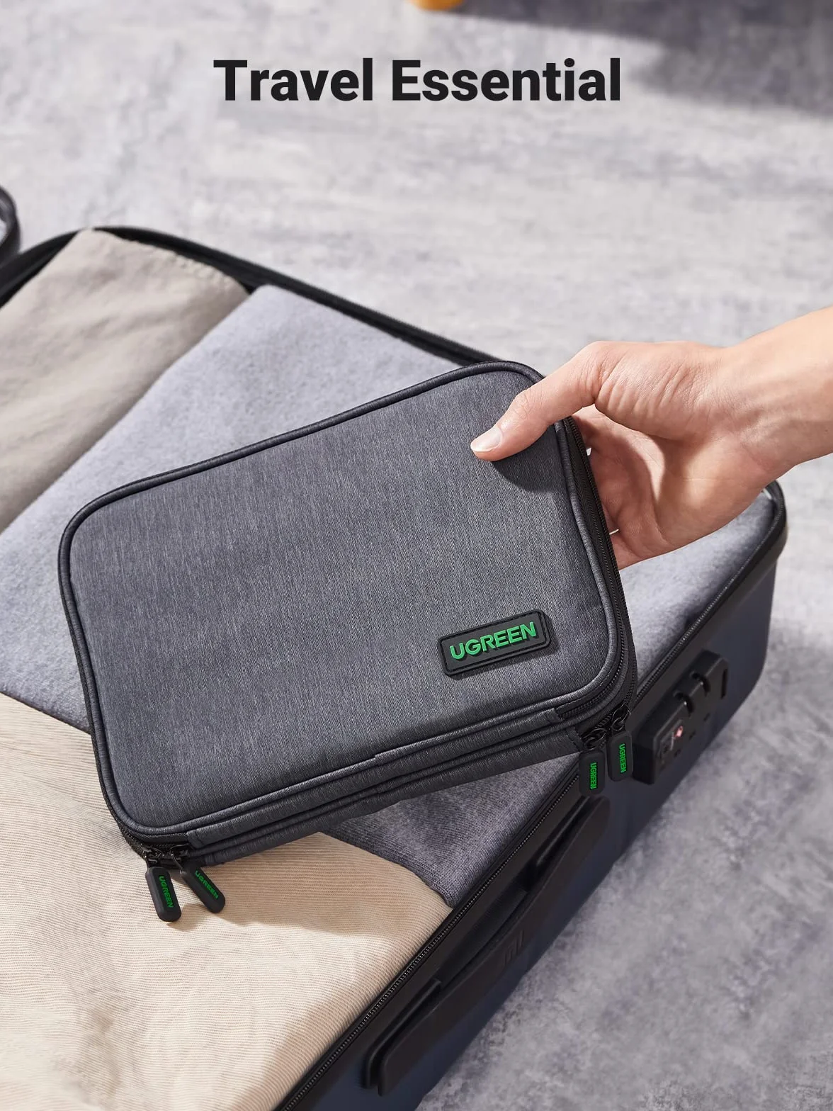 UGREEN Elektroniczna Skrzynka na Akcesoria do Akumulatora Kabla Power Bank