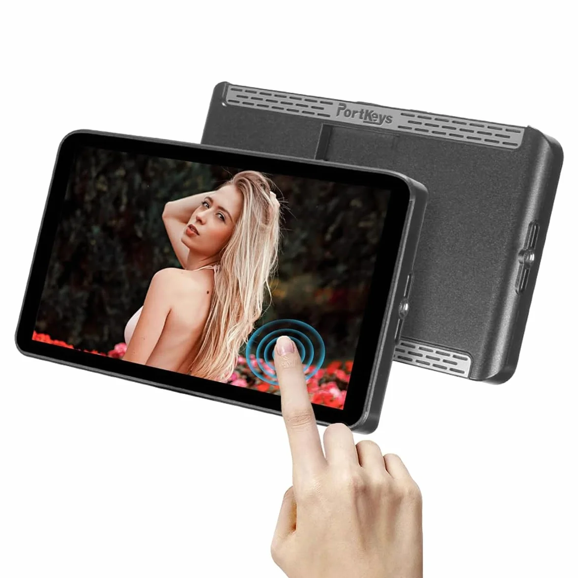 Portkeys LH7P Monitor Polowy 7 Cali 1000 nitów, Ekran Dotykowy, 4K HDMI z 3D LUT, Sterowanie Bezprzewodowe, Kształt Fali Luma, Fałszywy Kolor, Kompatybilny z BMPCC