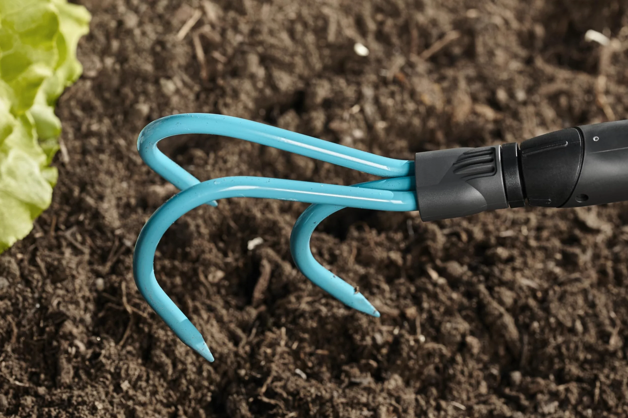 Gardena combisystem pazurki: pazurki z 3 zębami, idealne narzędzie ogrodnicze do spulchniania i napowietrzania gleby, szerokość robocza 9 cm, pasują do wszystkich trzonków cs (3166-20)