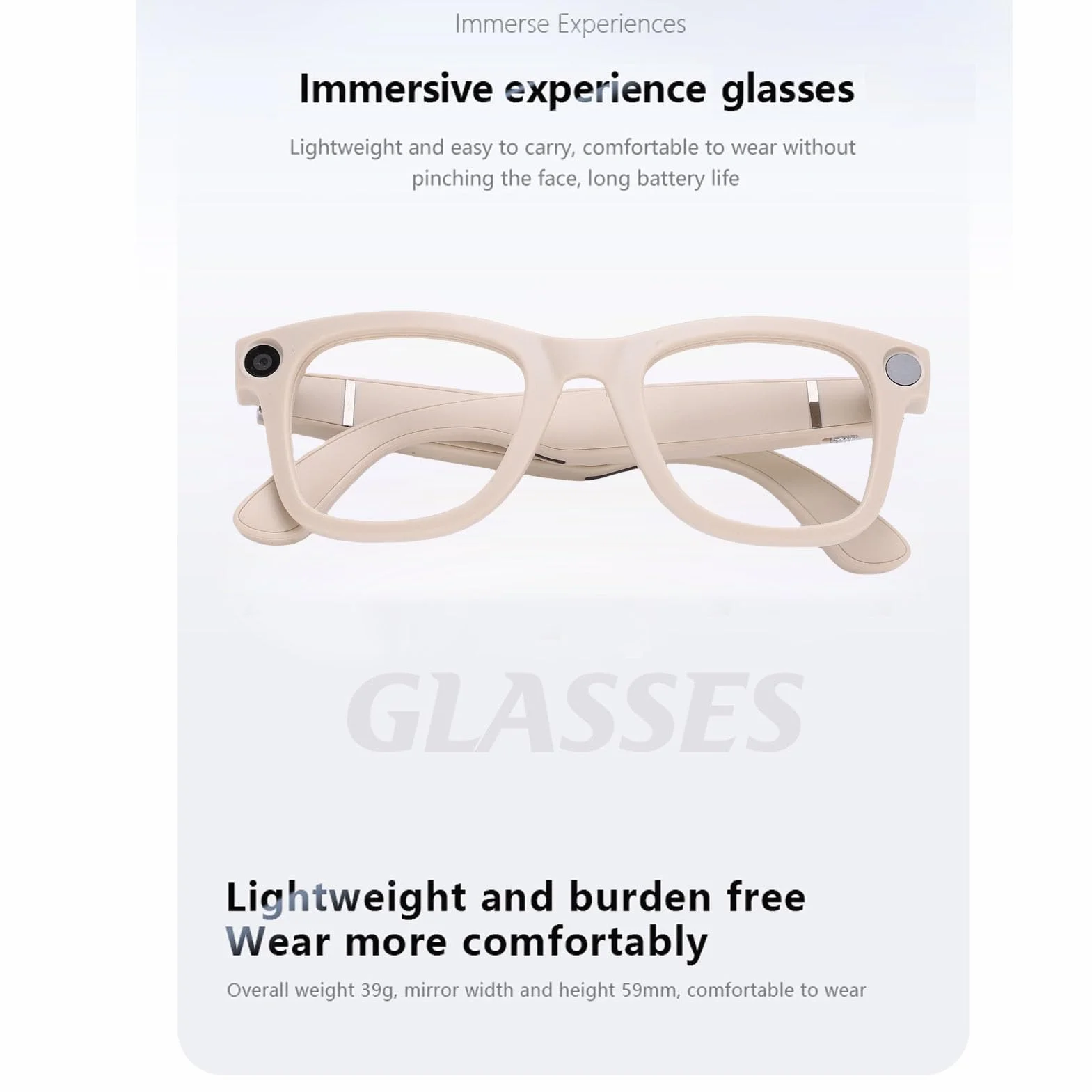 Annadue Tłumaczenie AI Inteligentne Okulary z Czatem GPT i DeepSpeek, 25 Języków Tłumaczenie w Czasie Rzeczywistym Okulary Bluetooth z Rozpoznawaniem zdjęć 1080p, Odtwarzanie Muzyki do