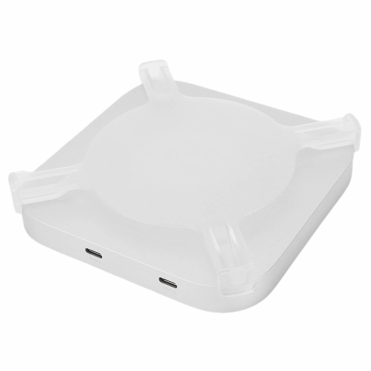 Asixxsix Stacja Dokująca Mini M4, Aluminiowy Koncentrator 7 w 1 z obsługą Obudowy Dysku SSD M.2 NVMe 2230 2242 2260 2280 Do 16 TB, Mini Stacja Dokująca z Hostem USB C 10 Gb/s i Gniazdem Karty Pamięci