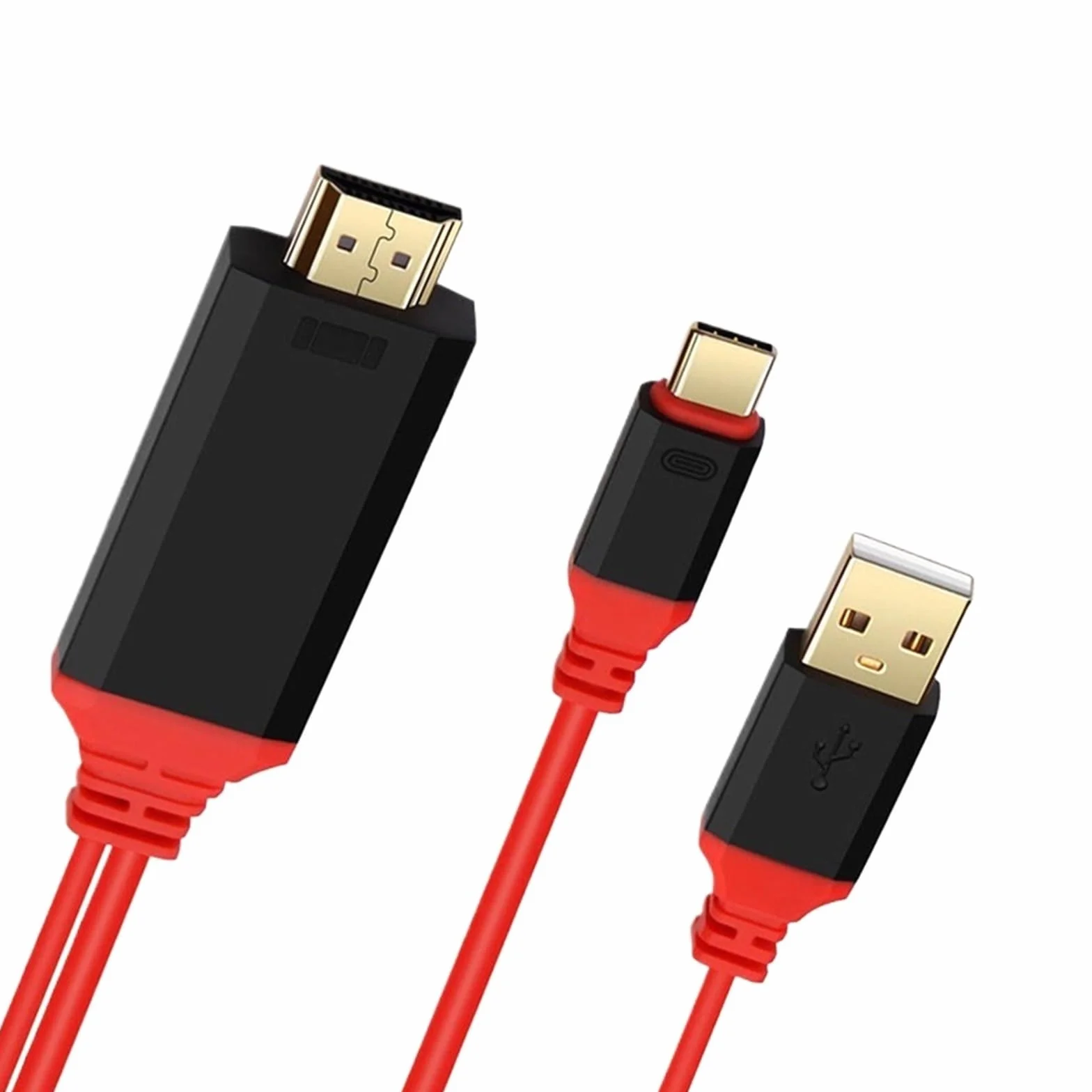 Kabel adaptera do telewizora kompatybilny z USB C na HDMI Kabel 4K do telewizora o wysokiej rozdzielczości Kabel USB-C S9/S8