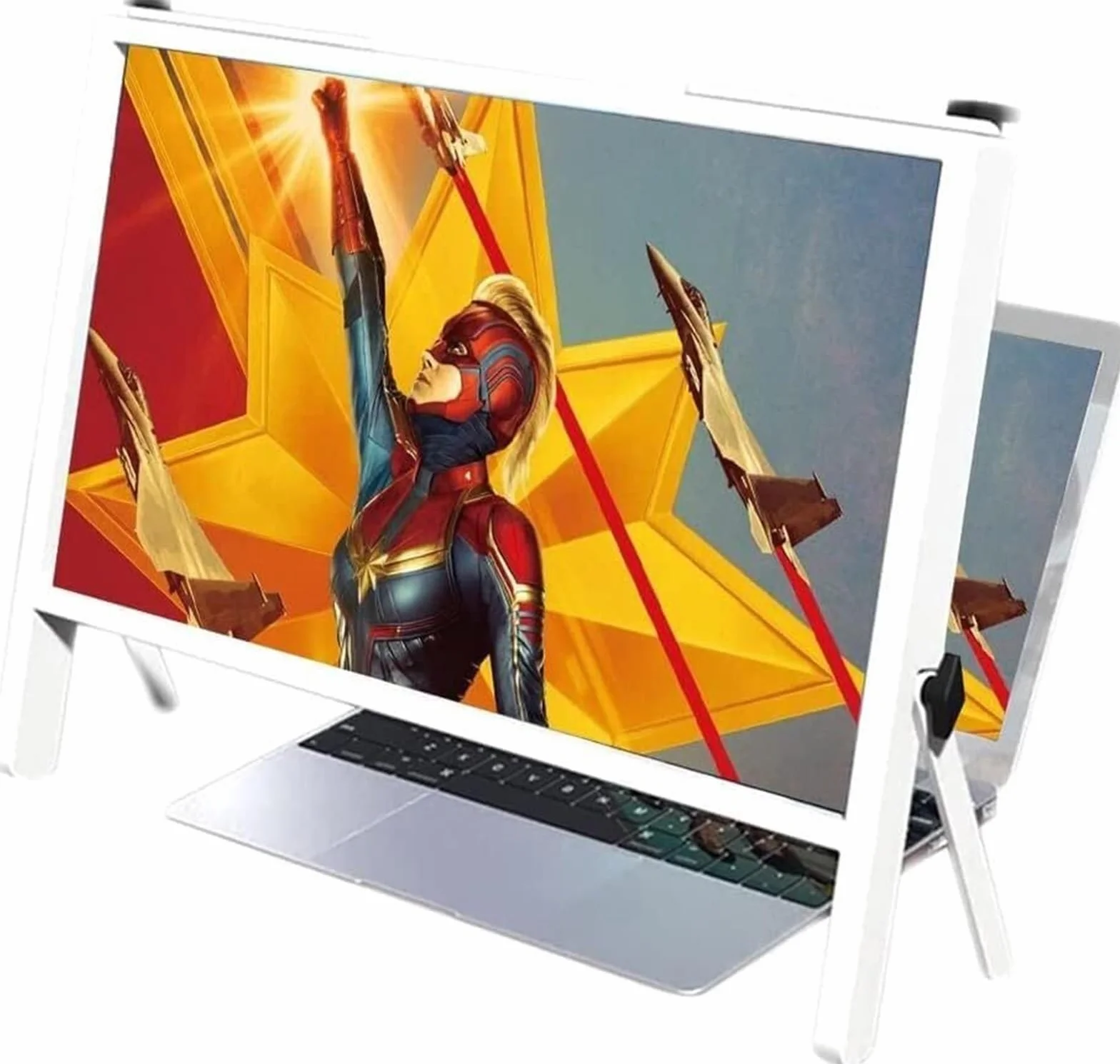 Okulary powiększające 3D Hd Laptop lupa do ekranu wzmacniacz mobilny projektor, copmputer lupa do ekranu telefonu gry wideo