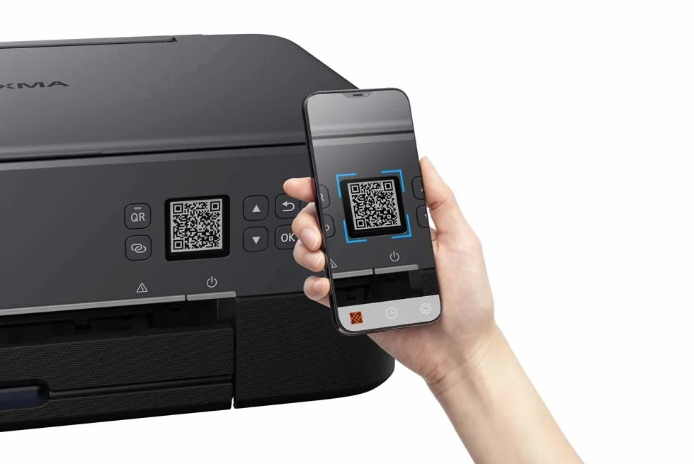 Canon PIXMA TS5350 kolorowa drukarka atramentowa, urządzenie wielofunkcyjne DIN A4 (skaner, kopiarka, OLED, 4800 x 1200 dpi, USB, Wi-Fi, druk dwustronny, 2 podajniki papieru), czarna