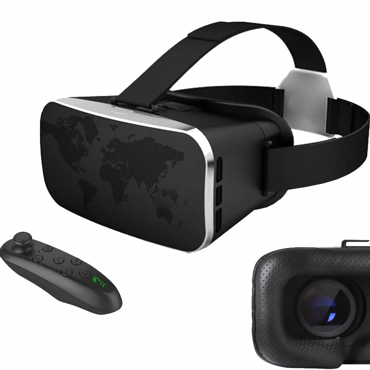 Inteligentne okulary VR Virtual Reality HD - niebieskie światło Ochrona oczu Okulary VR, inteligentne okulary VR Virtual Reality HD, okulary VR dla systemów Android IOS Można używać - idealne prezenty