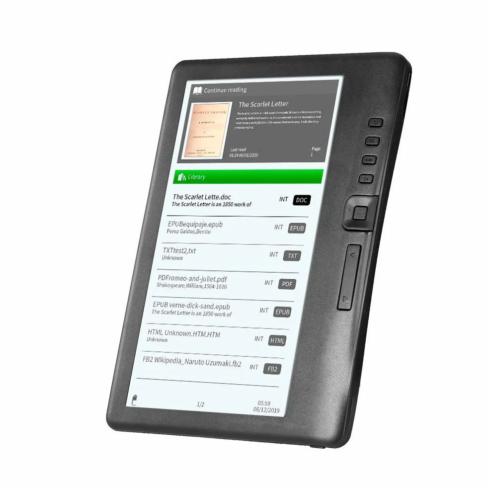 7-calowy kolorowy ekran czytnik e-booków 230 5g lekki przenośny czytnik e-booków - automatyczna zakładka z gniazdem na kartę TF do dojazdów do pracy