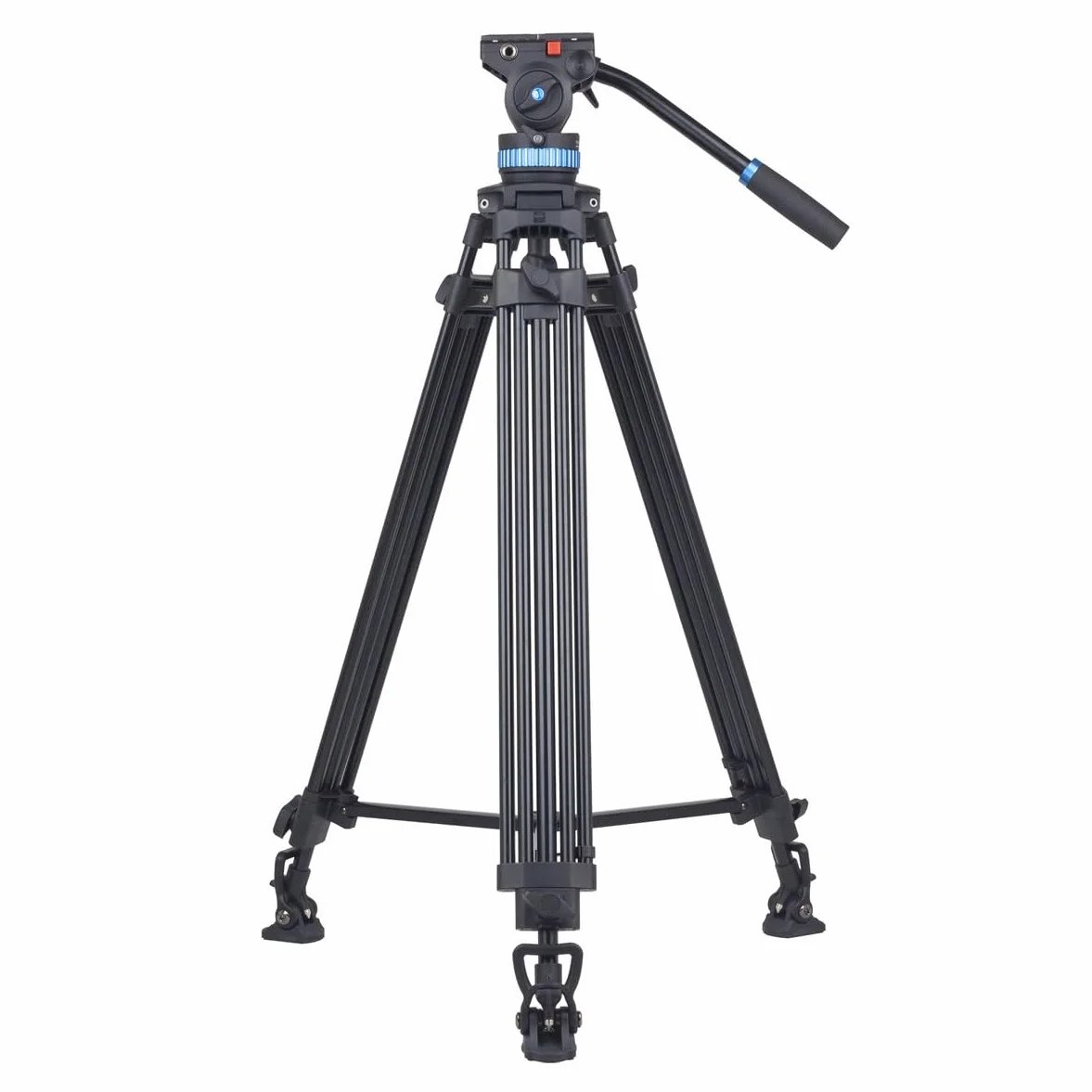 SIRUI Statyw wideo Tripod SH25, aluminiowy statyw wideo z głowicą i uchwytem, 190 cm, maks. obciążenie 10 kg, statyw podróżny do lustrzanek cyfrowych, kamkorderów, aparatów, kamer wideo