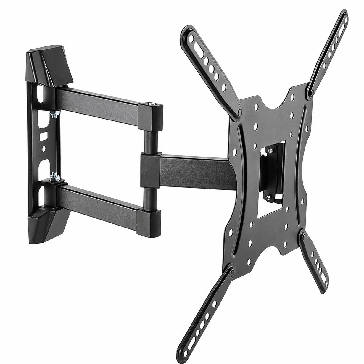 Techly ICA-PLB 136E uchwyt ścienny z płaskim ekranem (30 kg, 81,3 cm (32 cale), 139,7 cm (55 cali), 100 x 100 mm, 400 x 400 mm, czarny)