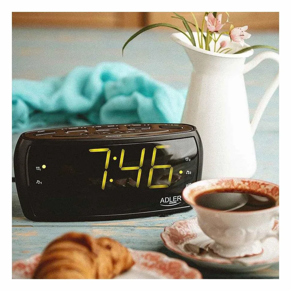 Adler AD1121 Radiobudzik Czarny